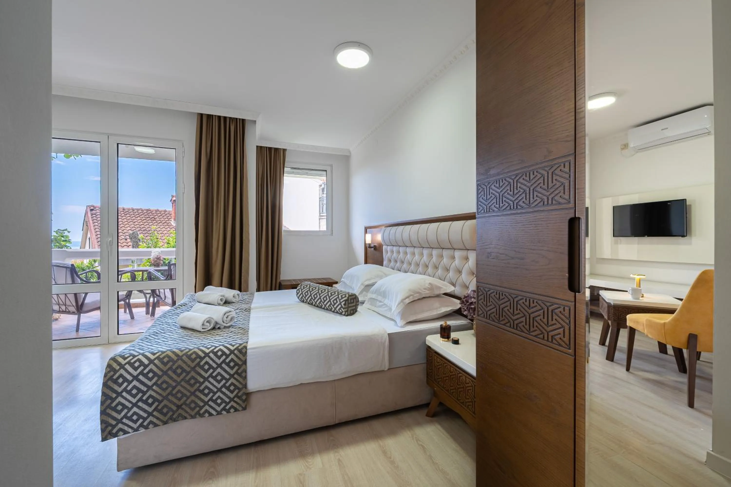 Bed in Hotel Adrović