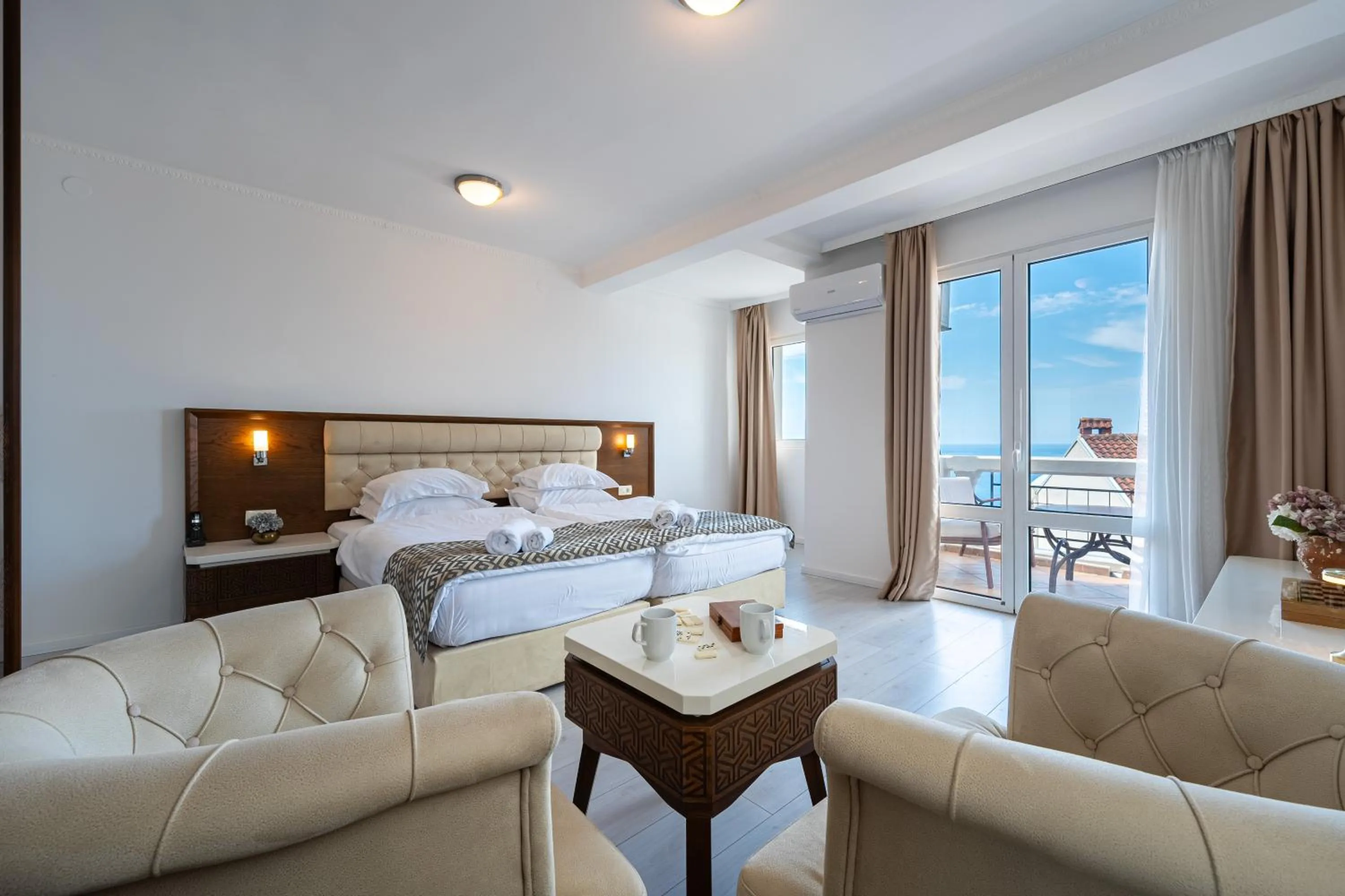 Bed in Hotel Adrović