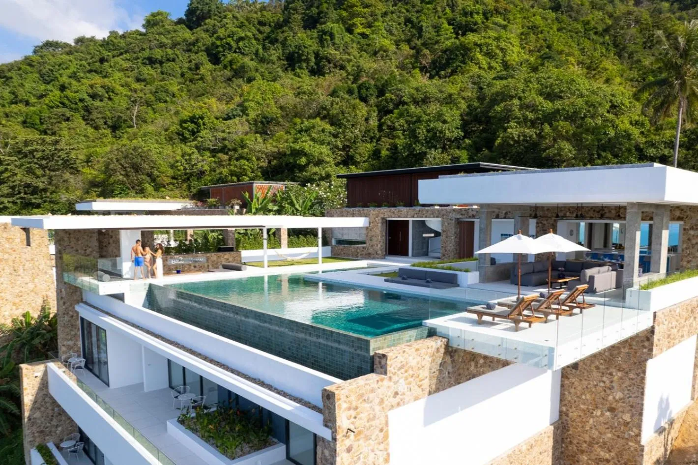 Patio in Villa Blue View Luxe