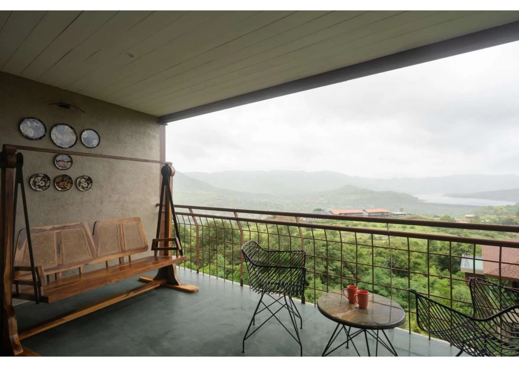 Balcony/Terrace in Malhar Machi Mountain Resorts