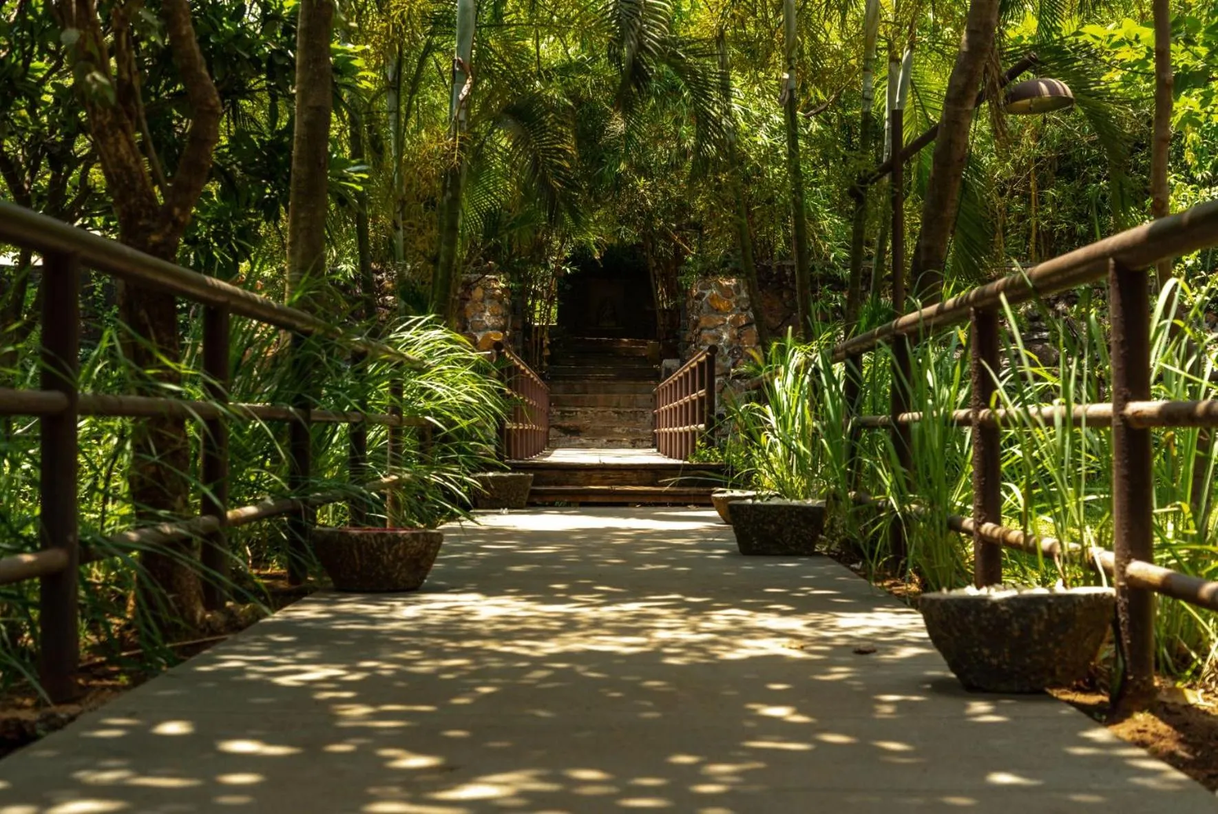 Garden in Malhar Machi Mountain Resorts