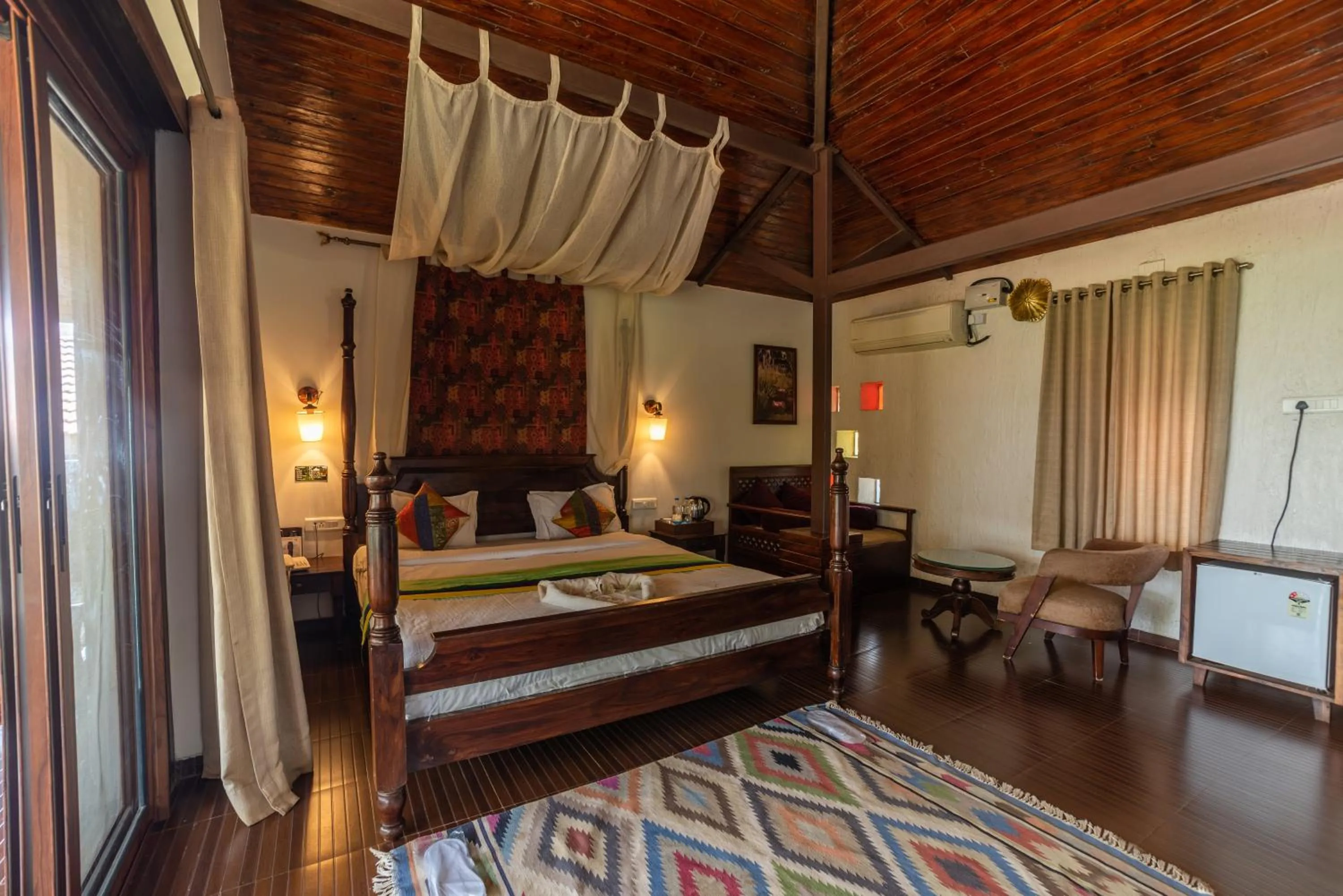 Bedroom, Bed in Malhar Machi Mountain Resorts