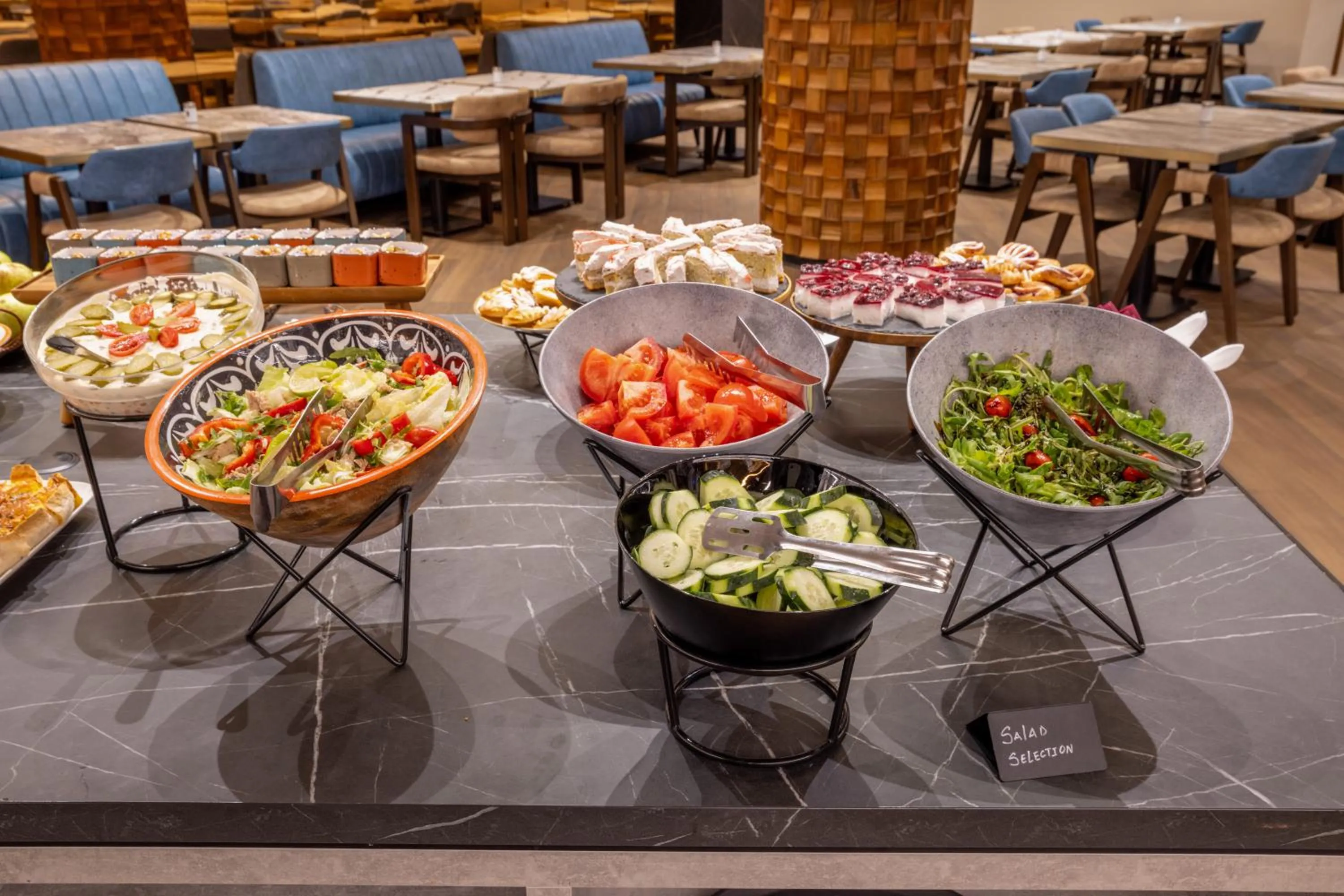 Buffet breakfast in Nobel Design Hotel