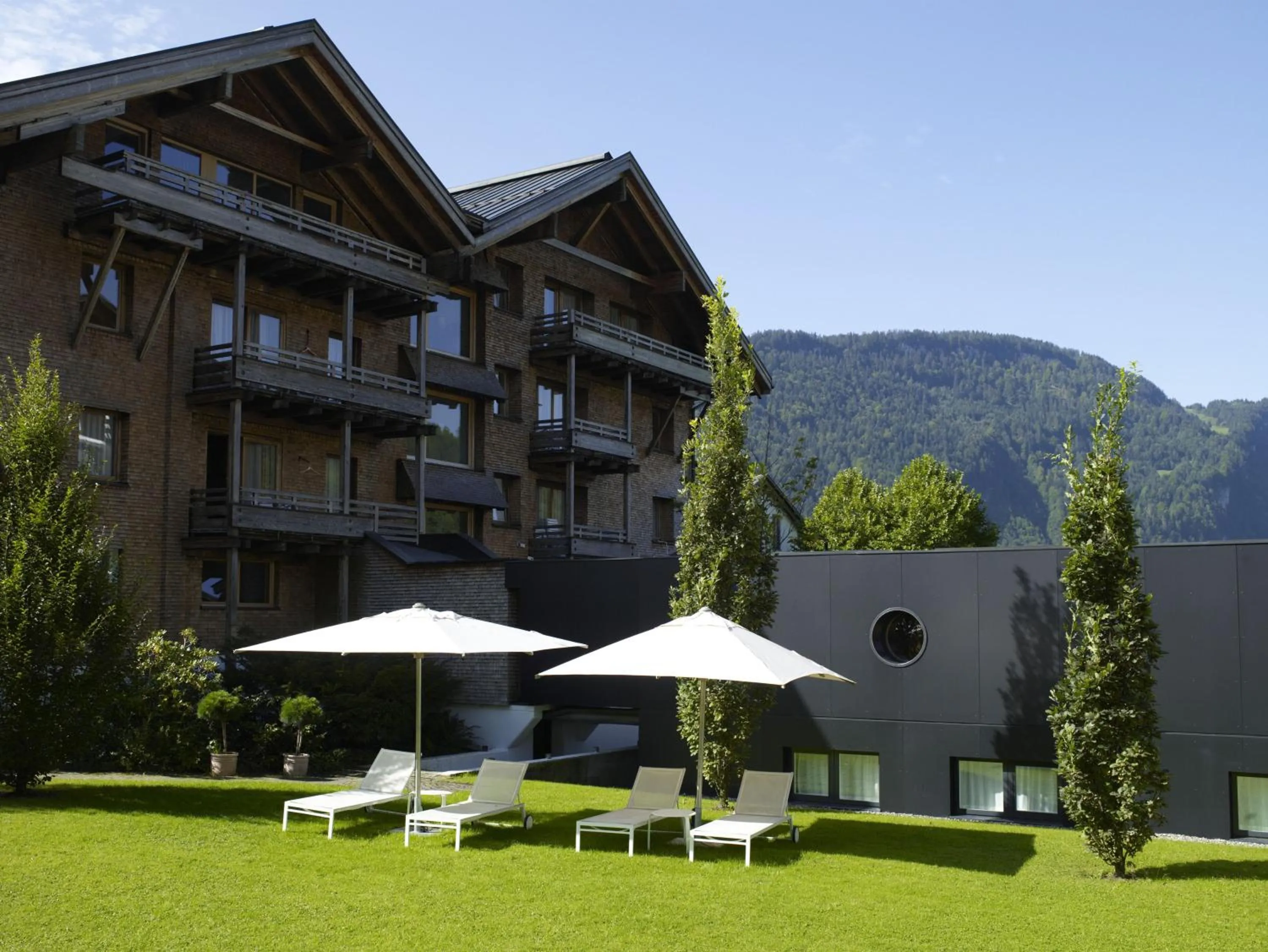 Garden in Hotel Post Bezau