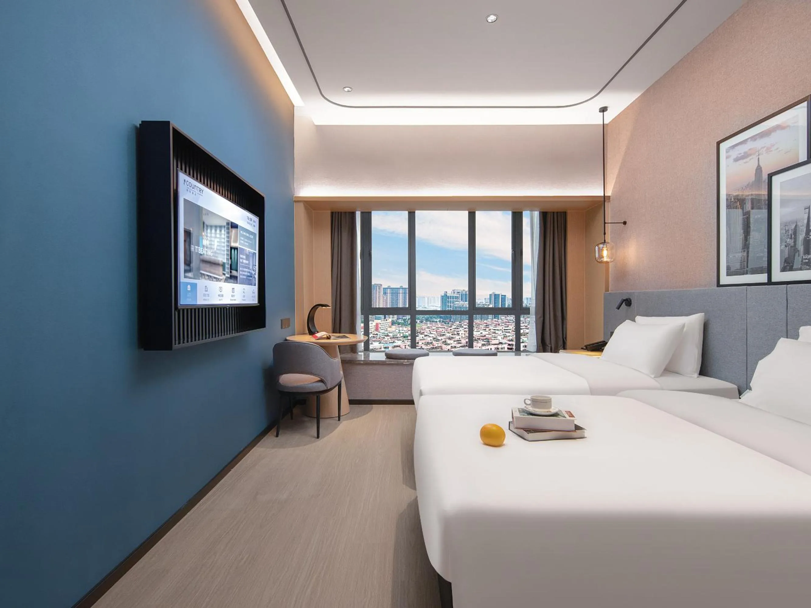 Bed in Country Inn & Suites by Radisson - Taishan East Branch