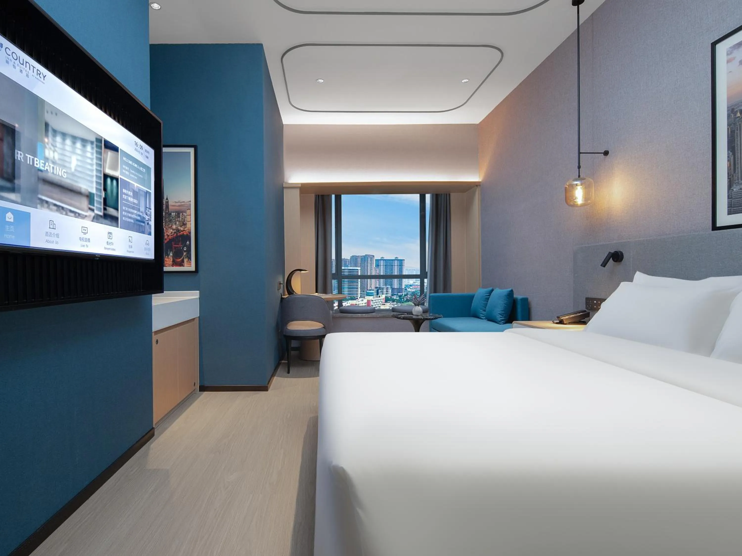 Bed in Country Inn & Suites by Radisson - Taishan East Branch