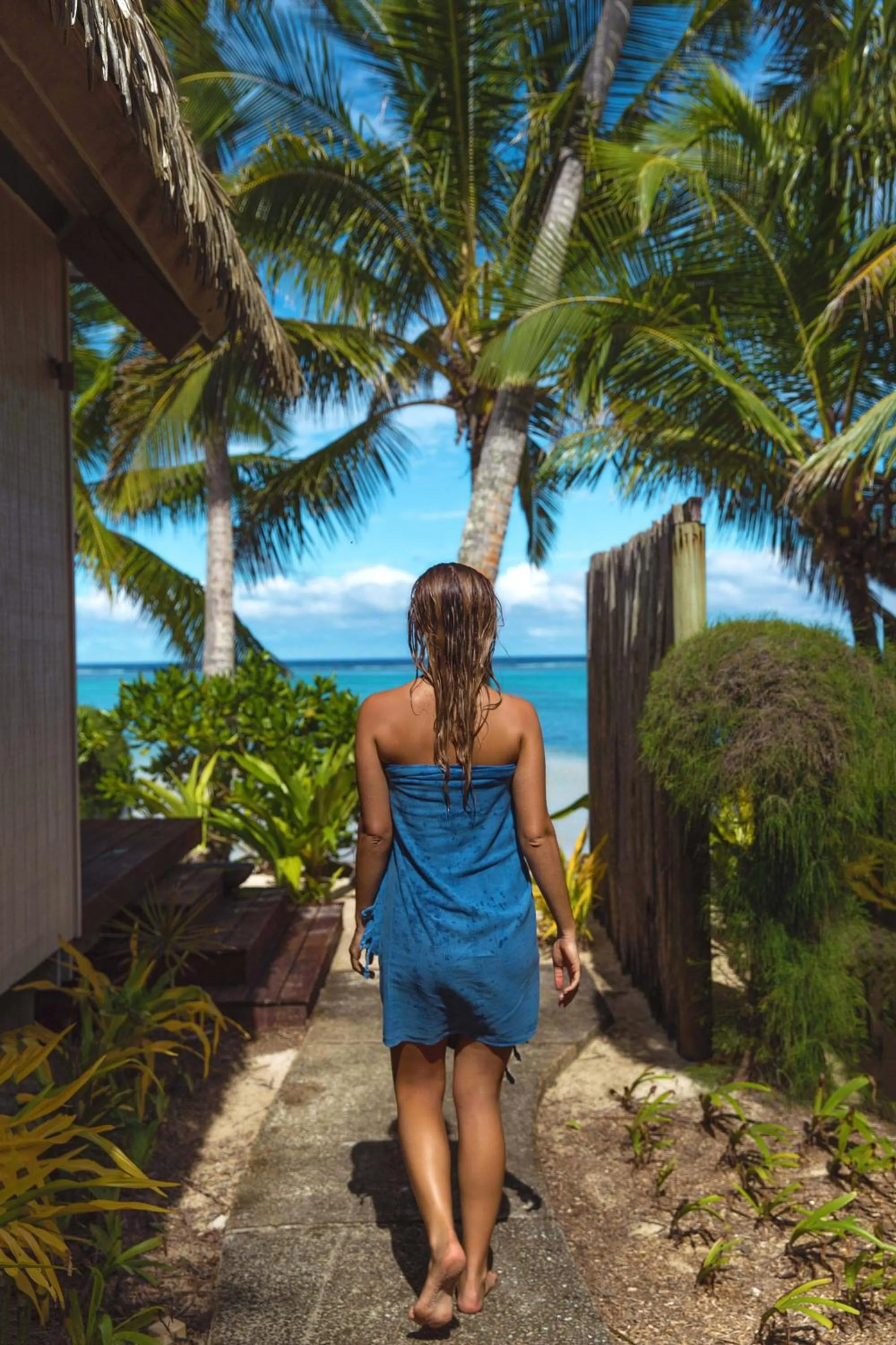 People in Little Polynesian Resort