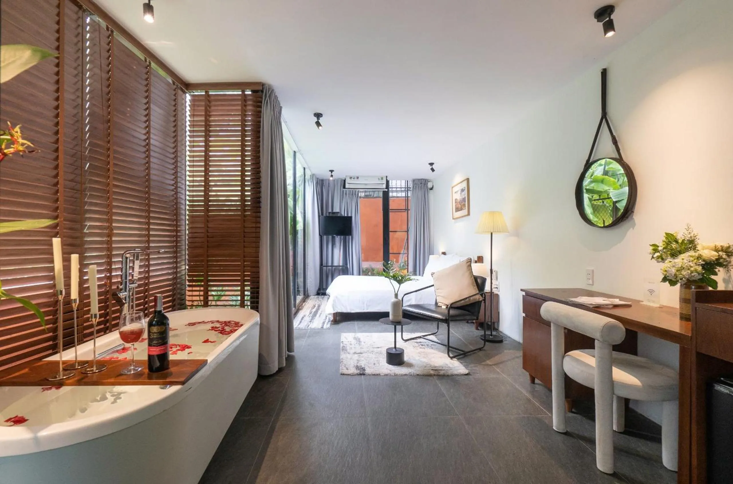 Living room in Nexus House Garden Thao Dien