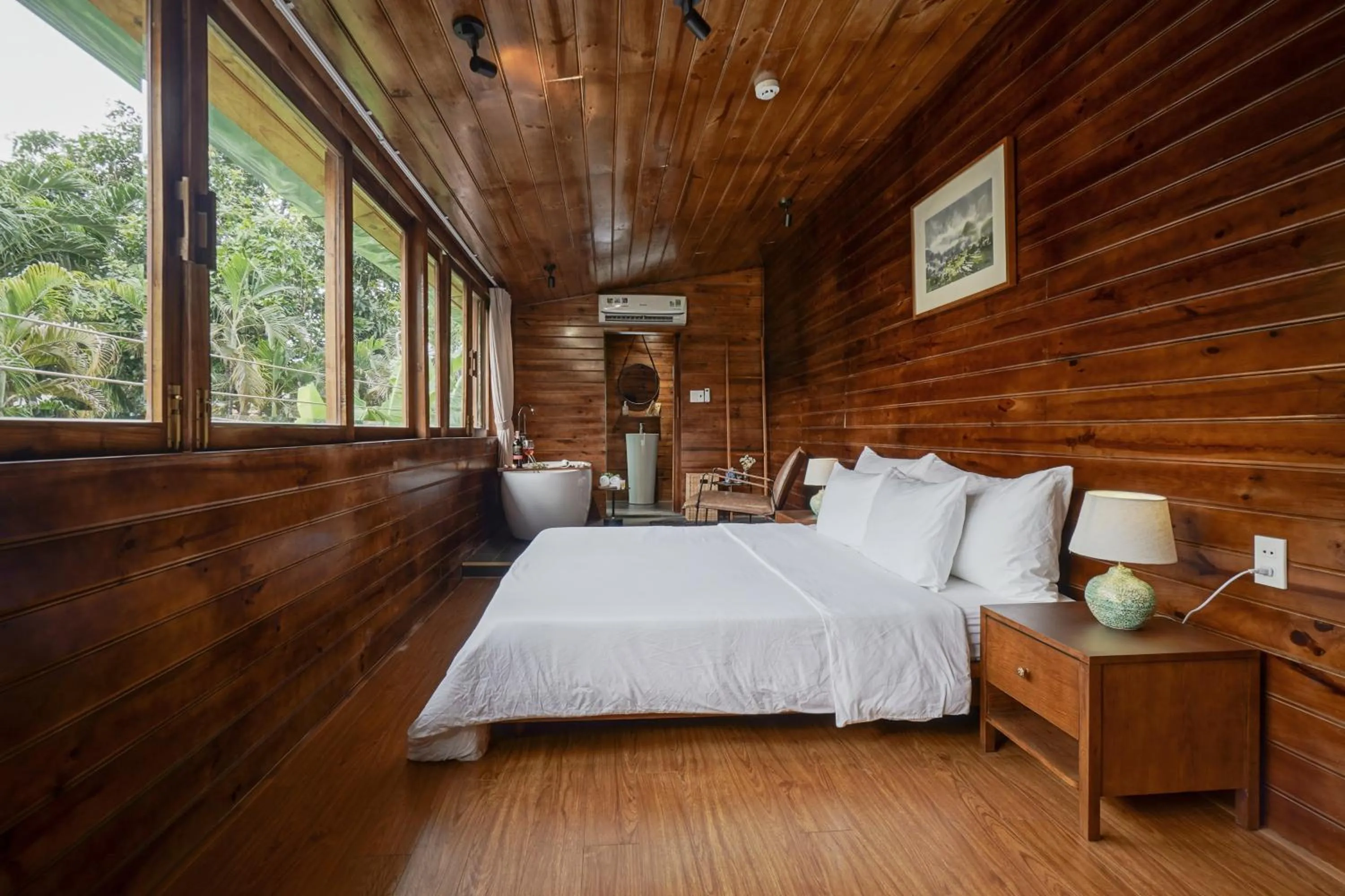 Bedroom, Bed in Nexus House Garden Thao Dien