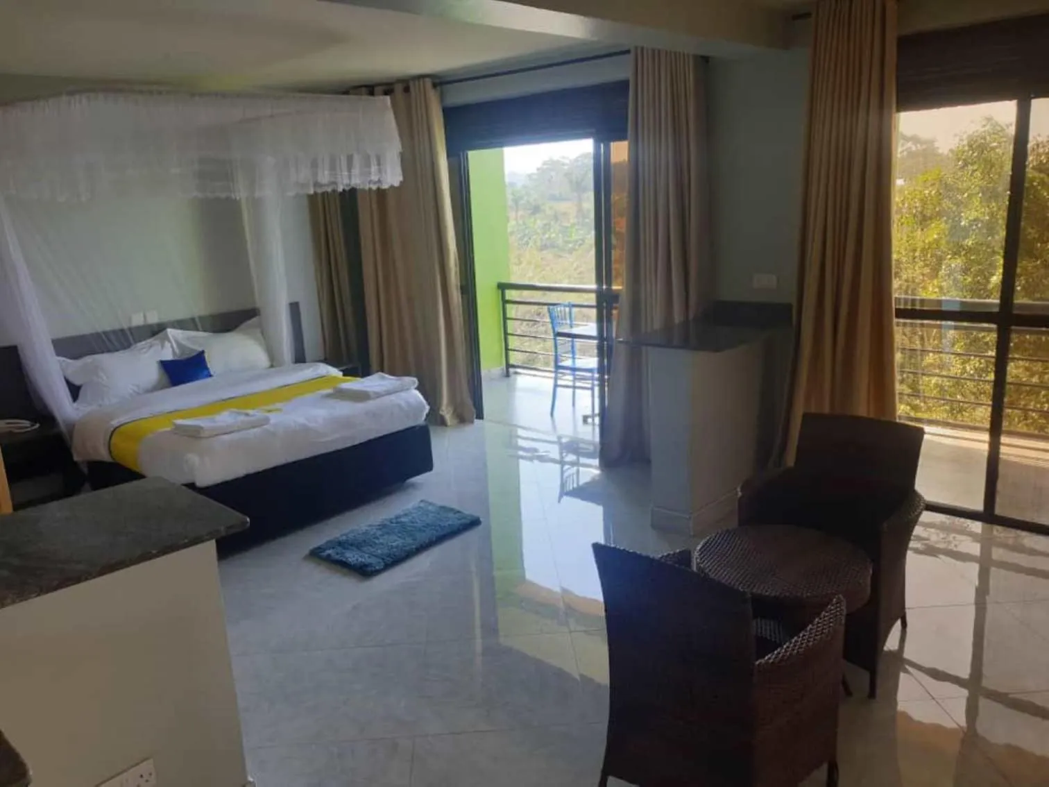 Bed in Sky Beach Hotel