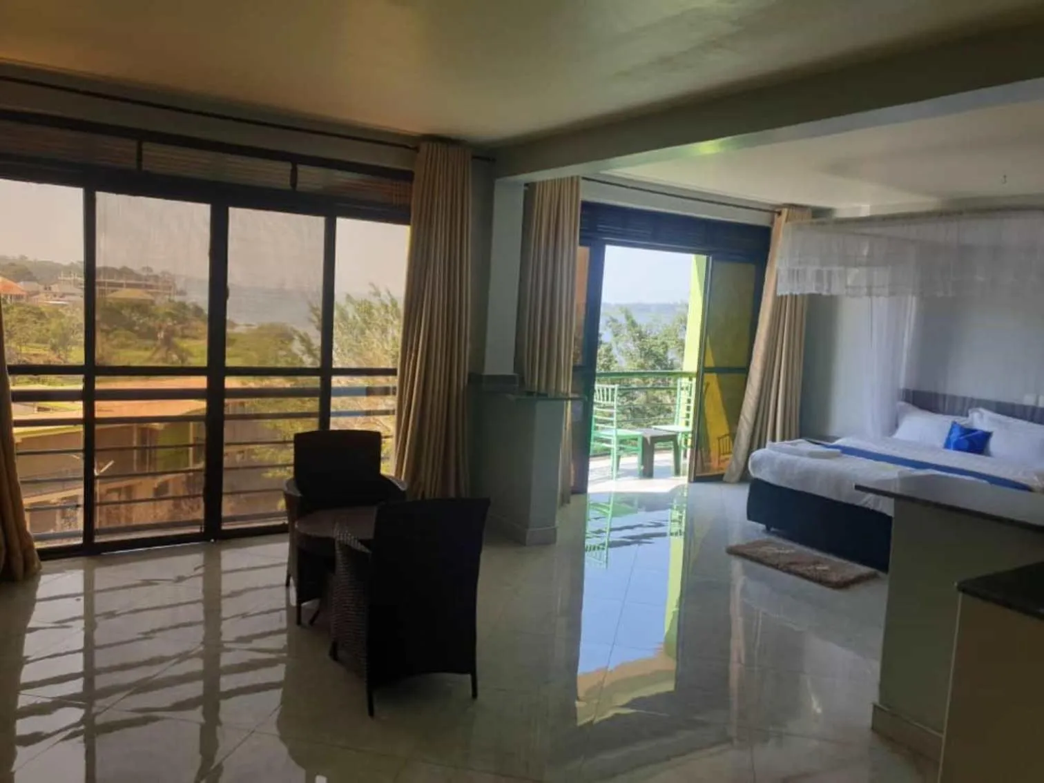 Bed in Sky Beach Hotel