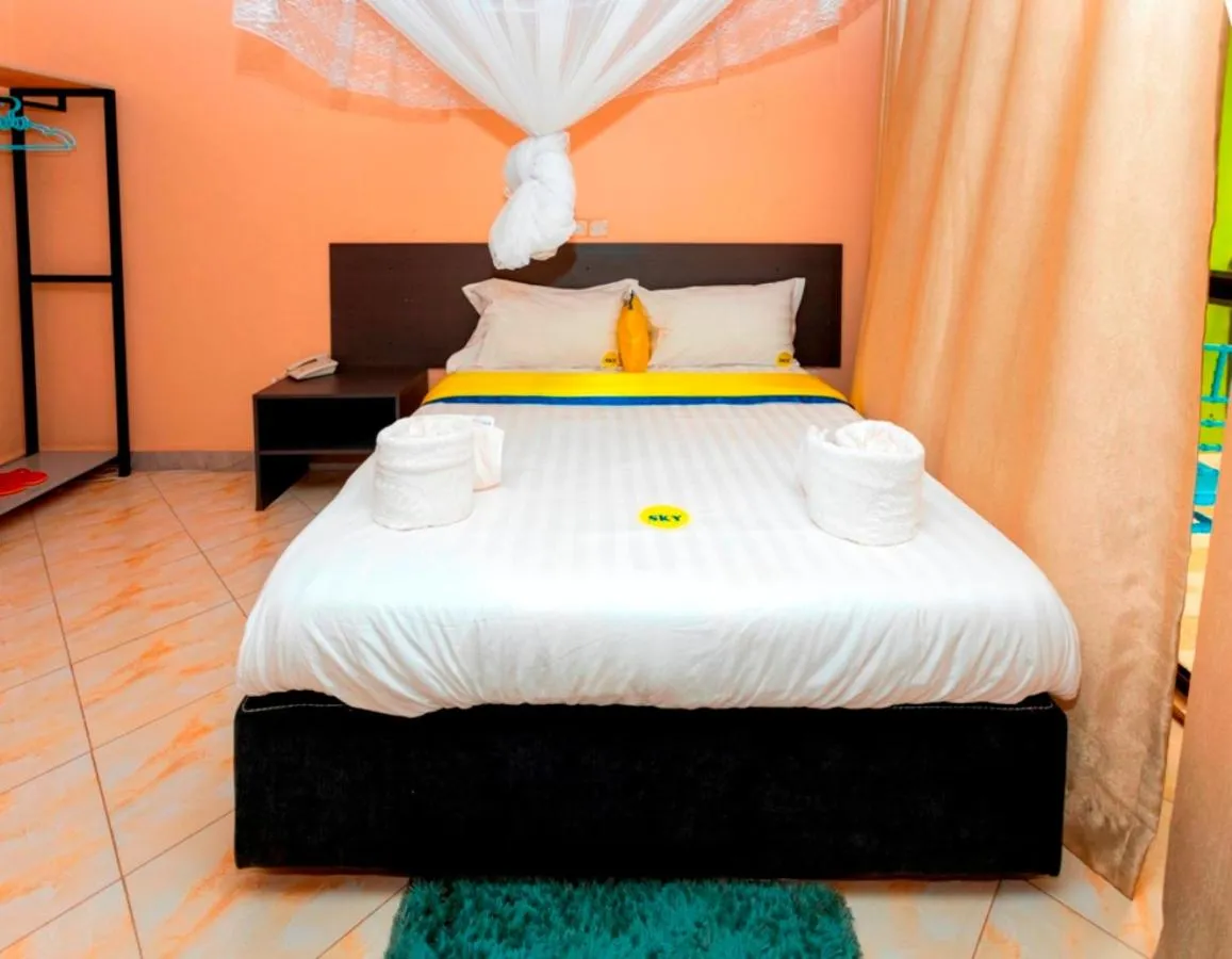 Bed in Sky Beach Hotel