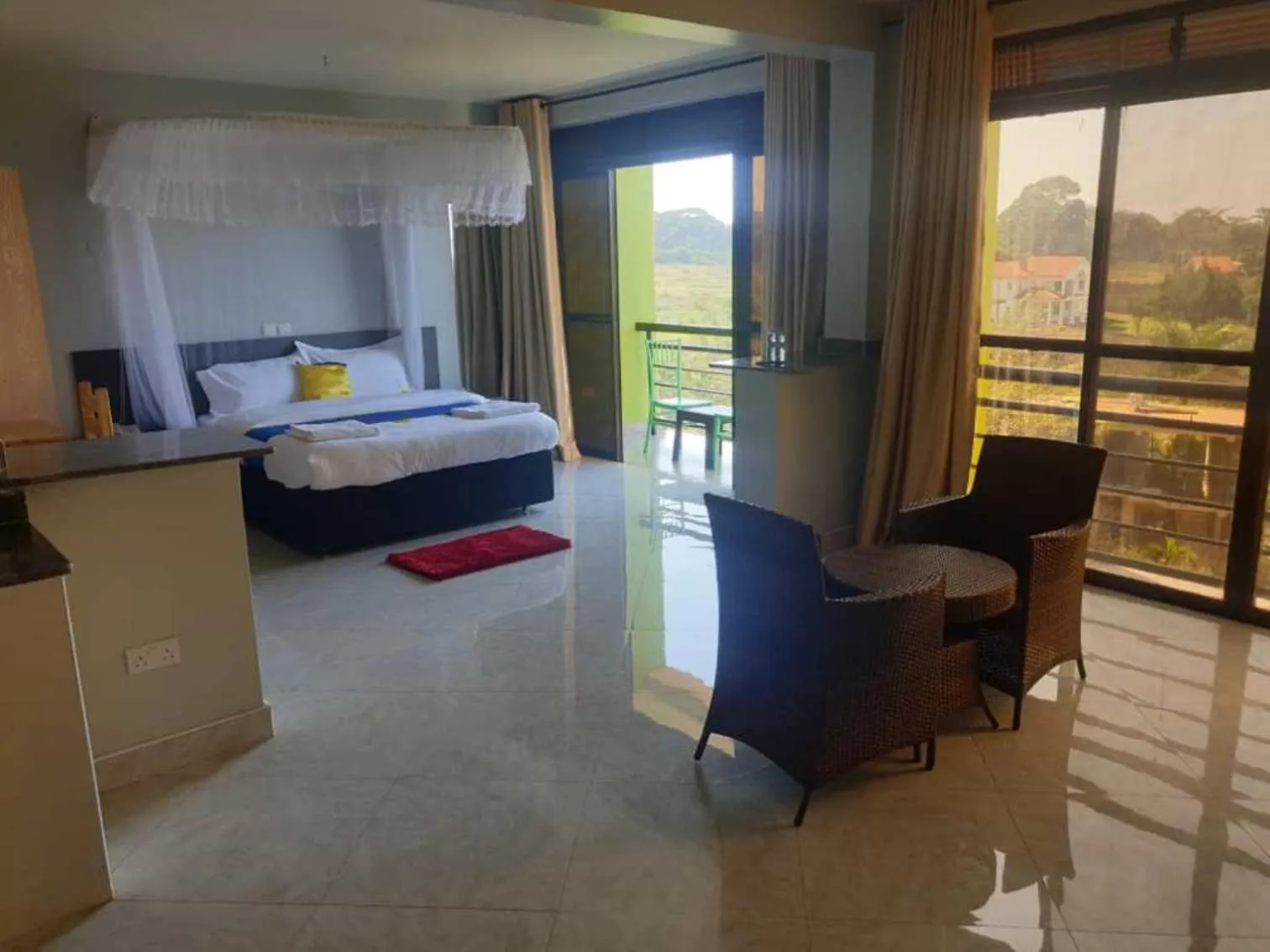 Bed in Sky Beach Hotel