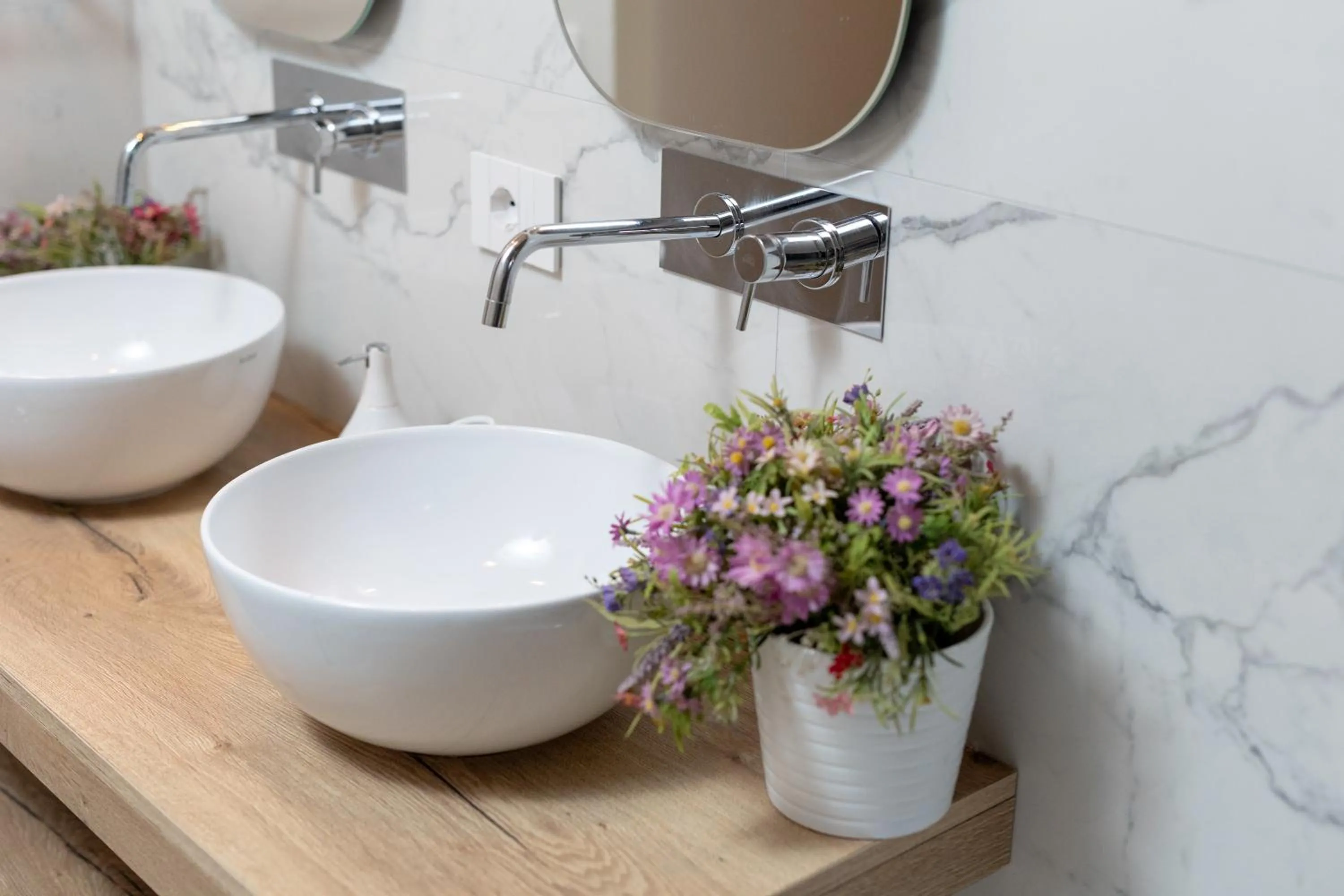 Bathroom in extra luxury apartment salerno center