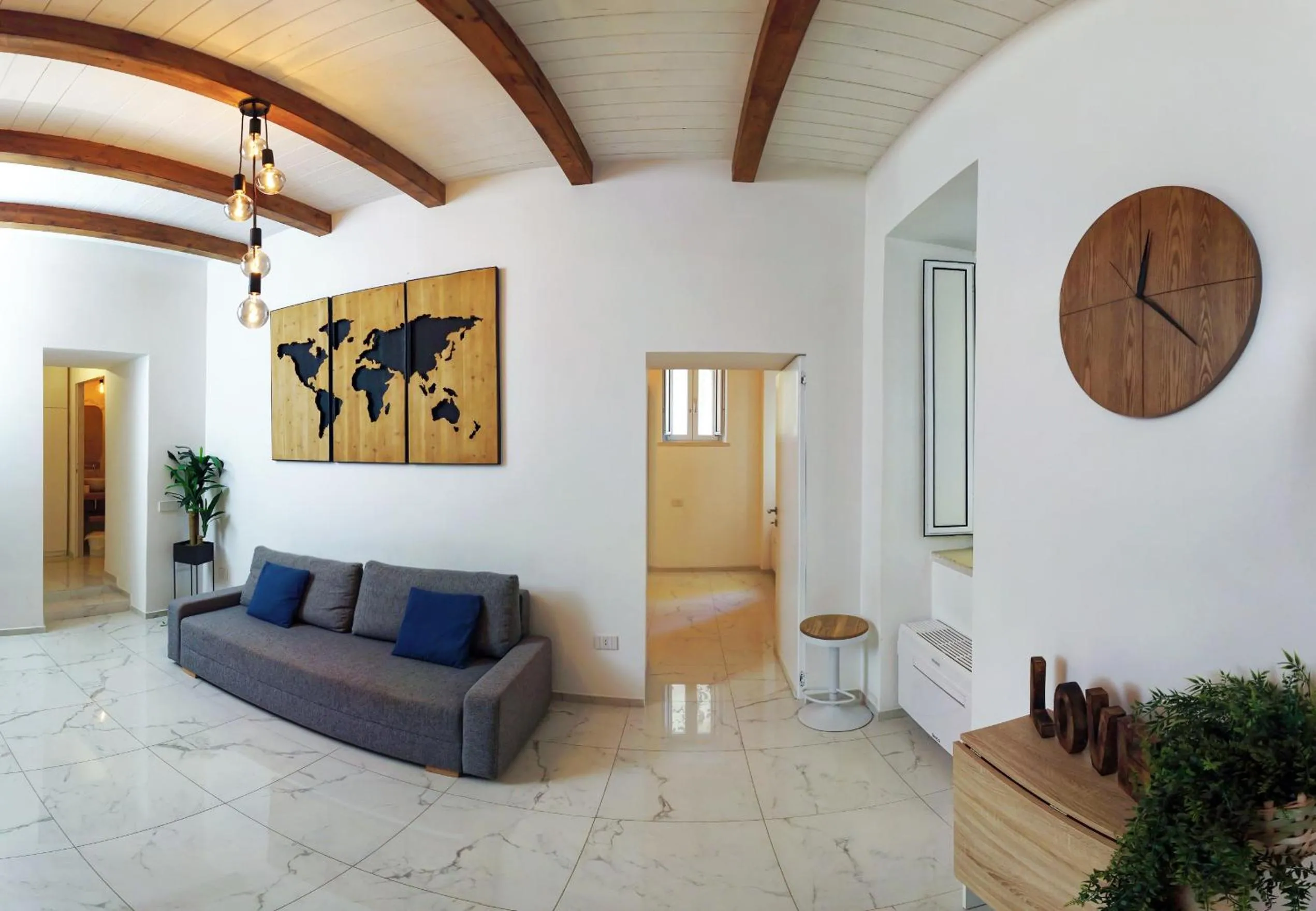 Living room in extra luxury apartment salerno center