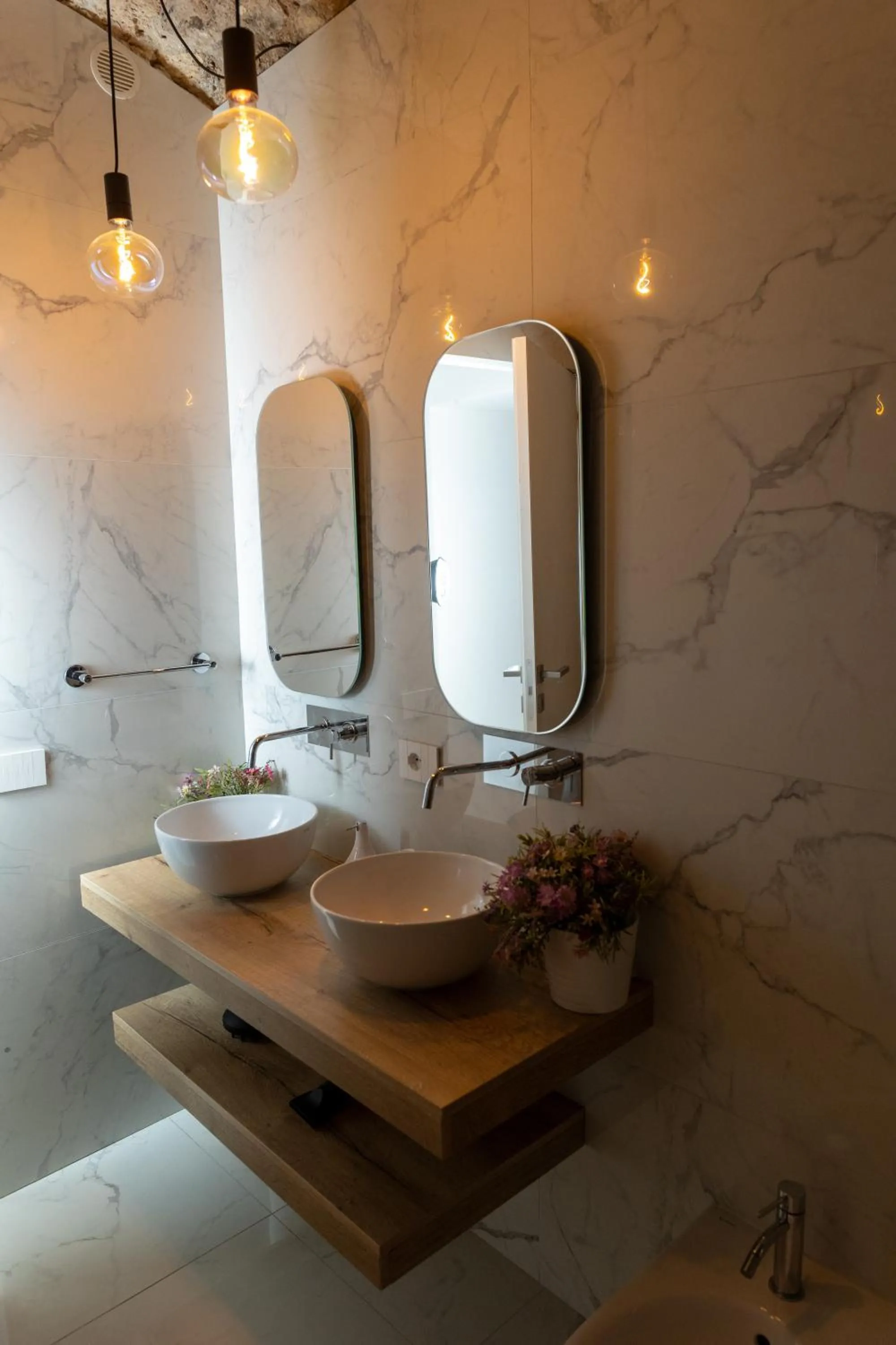 Bathroom in extra luxury apartment salerno center