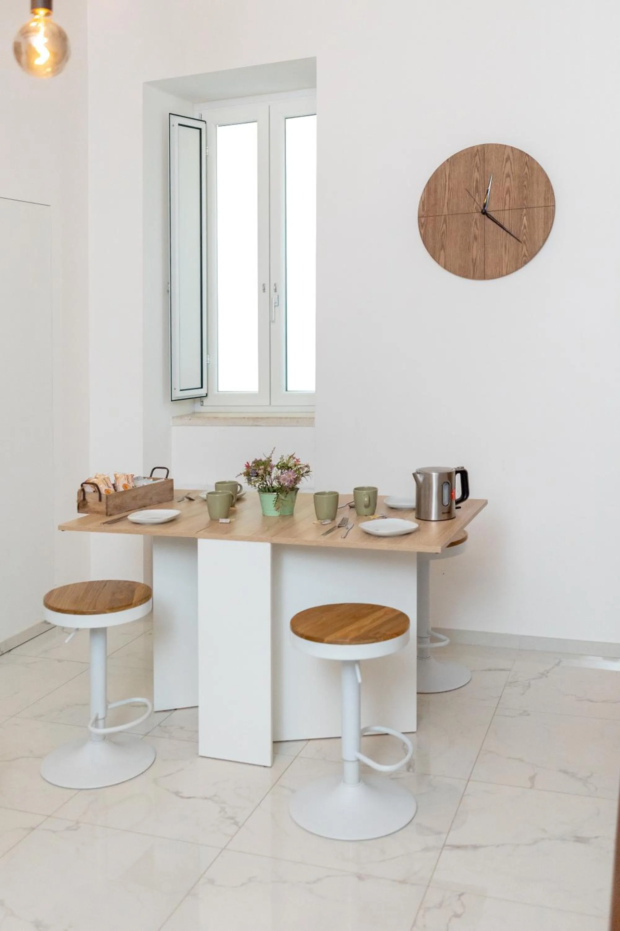 Dining area in extra luxury apartment salerno center