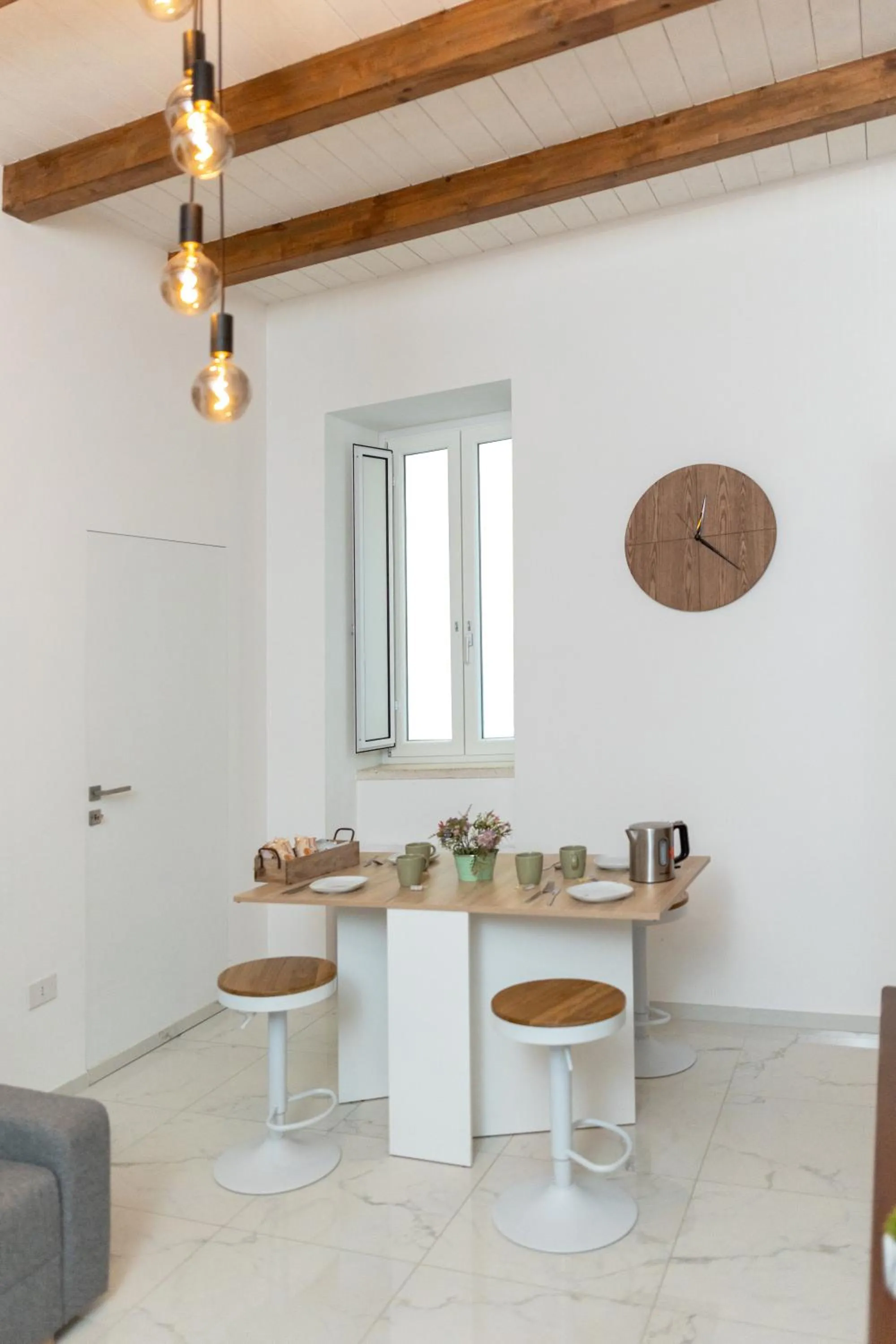 Dining area in extra luxury apartment salerno center