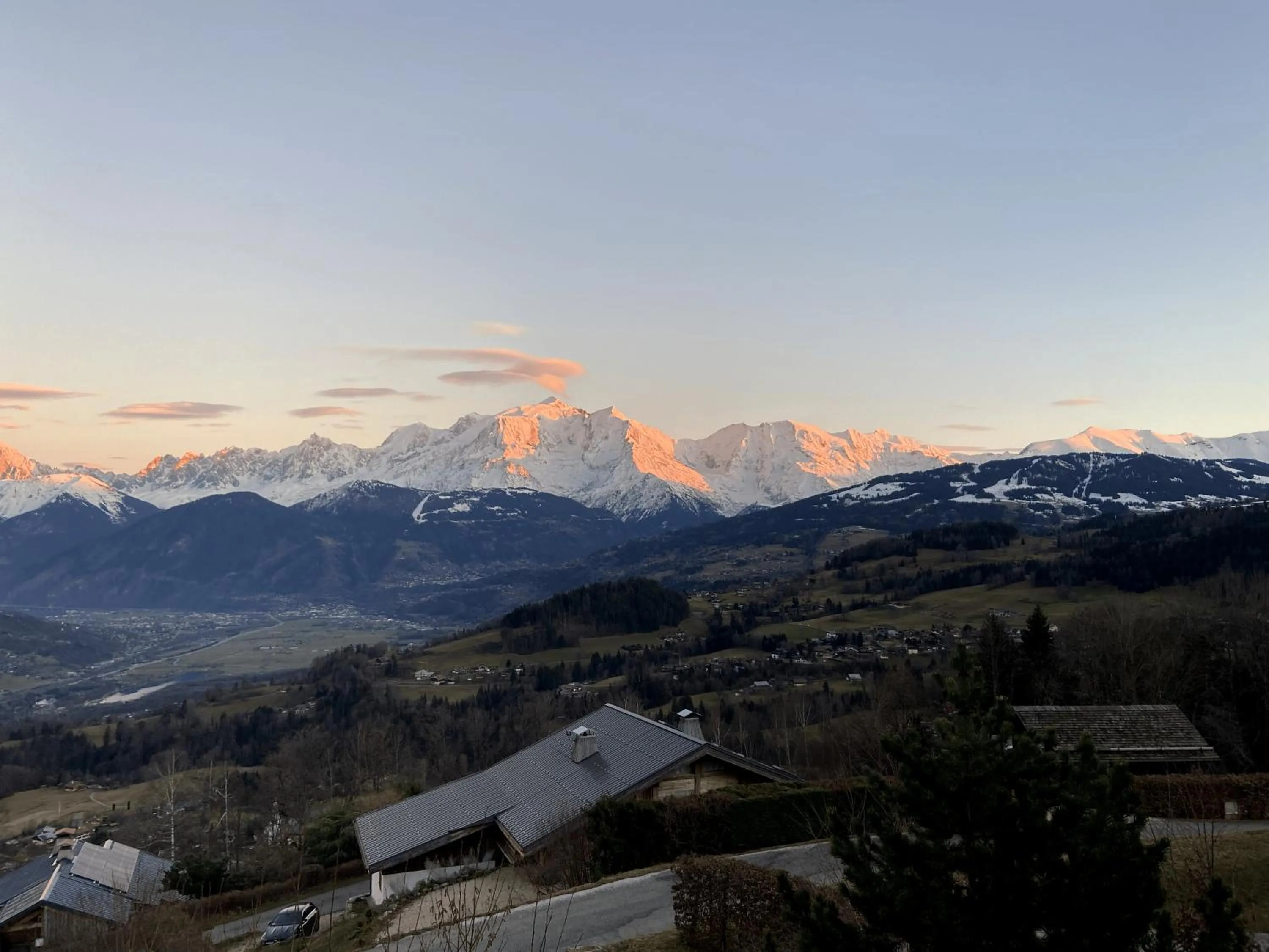 Mountain view in Le Chalet Hôtel Cordon Adults Only