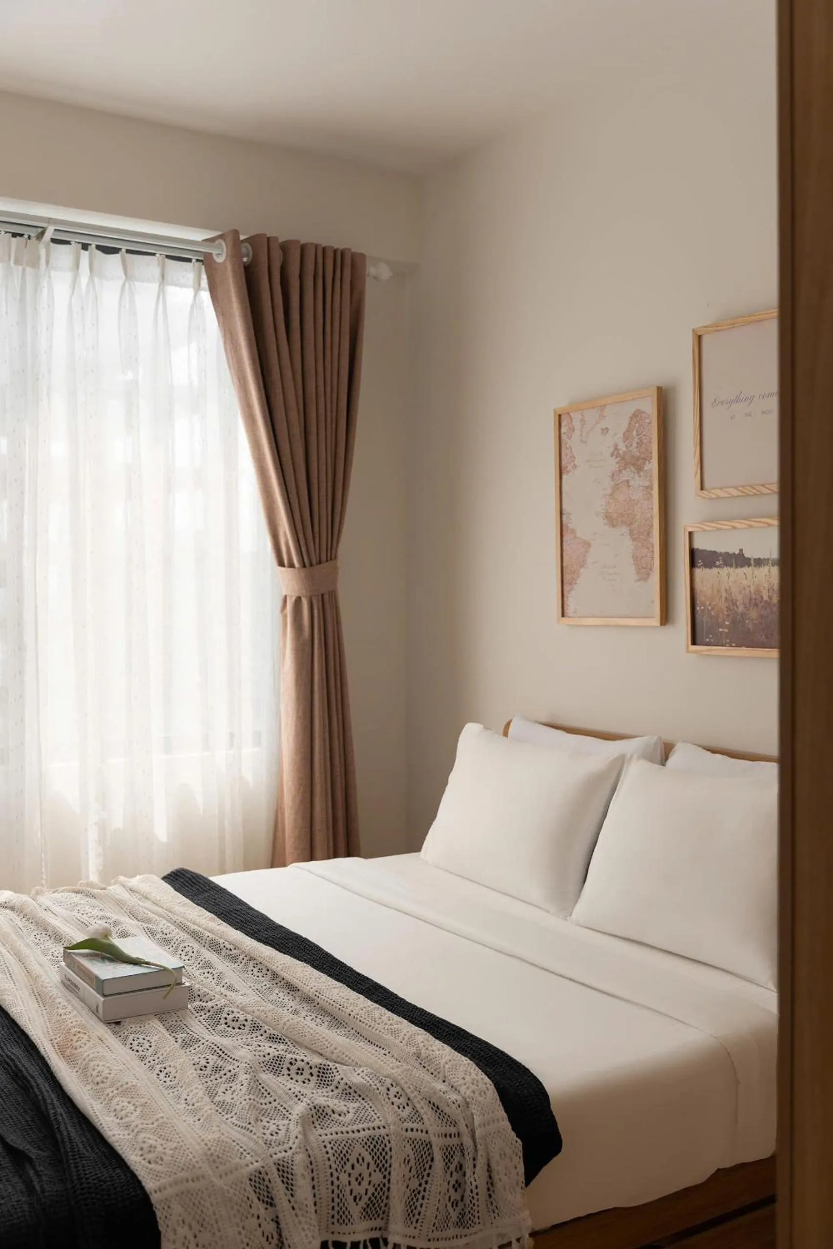 Bed in Otis Soho Saigon Balcony Apartment