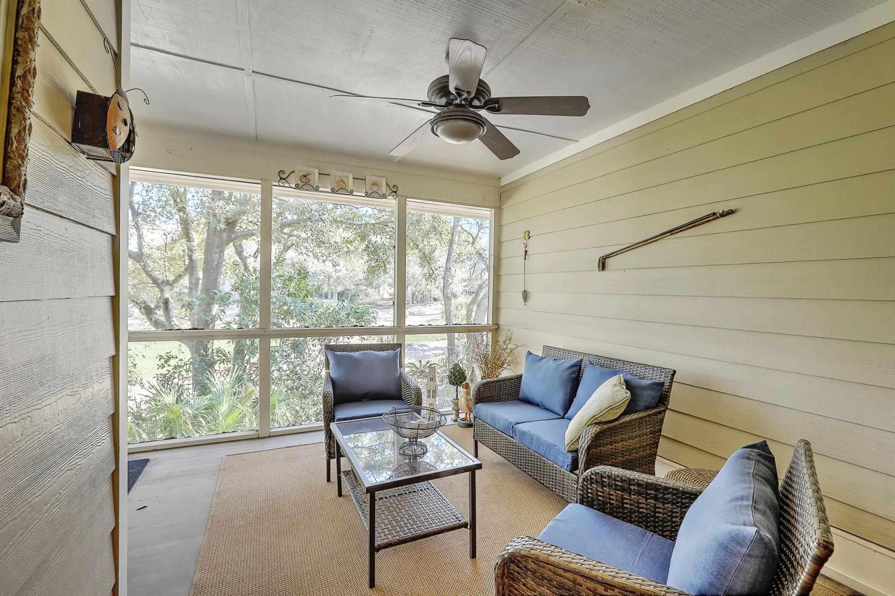 Patio in Fairway Dunes 27 - Screened Porch Golf Course View!