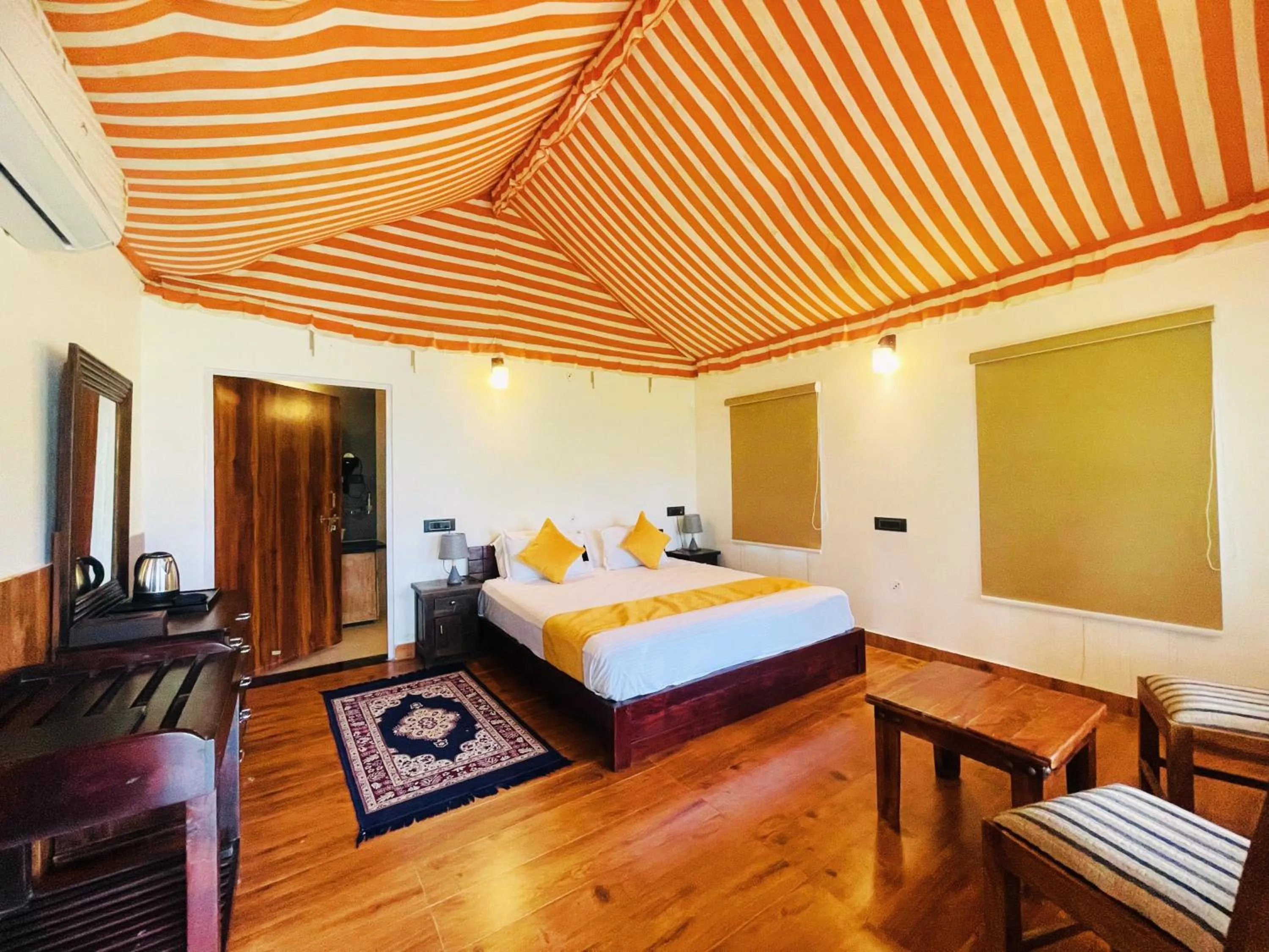 Photo of the whole room, Bed in Cattle Inn Resort - Luxury Cottages Pushkar