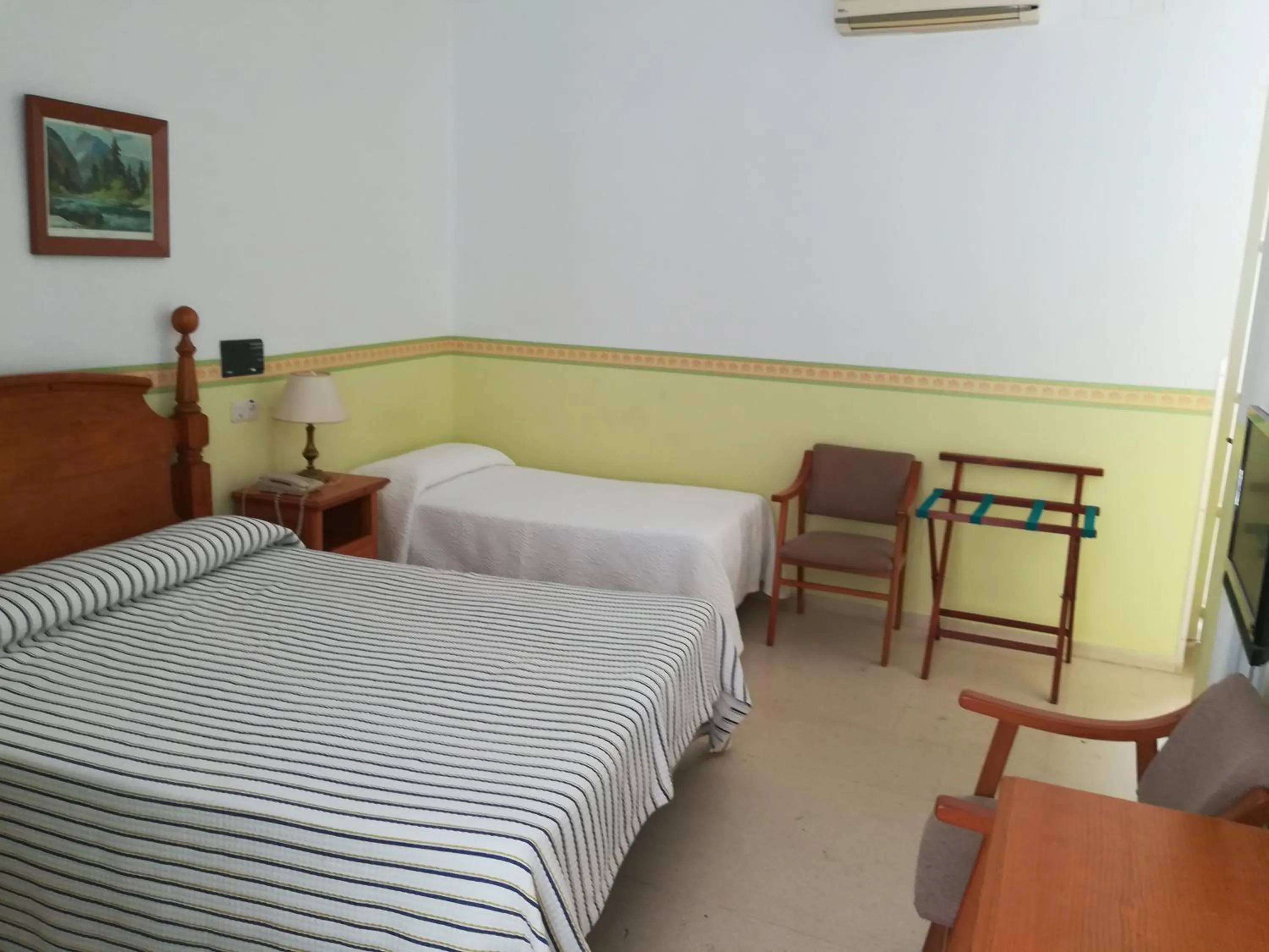 Decorative detail, Bed in Nuevo Hotel