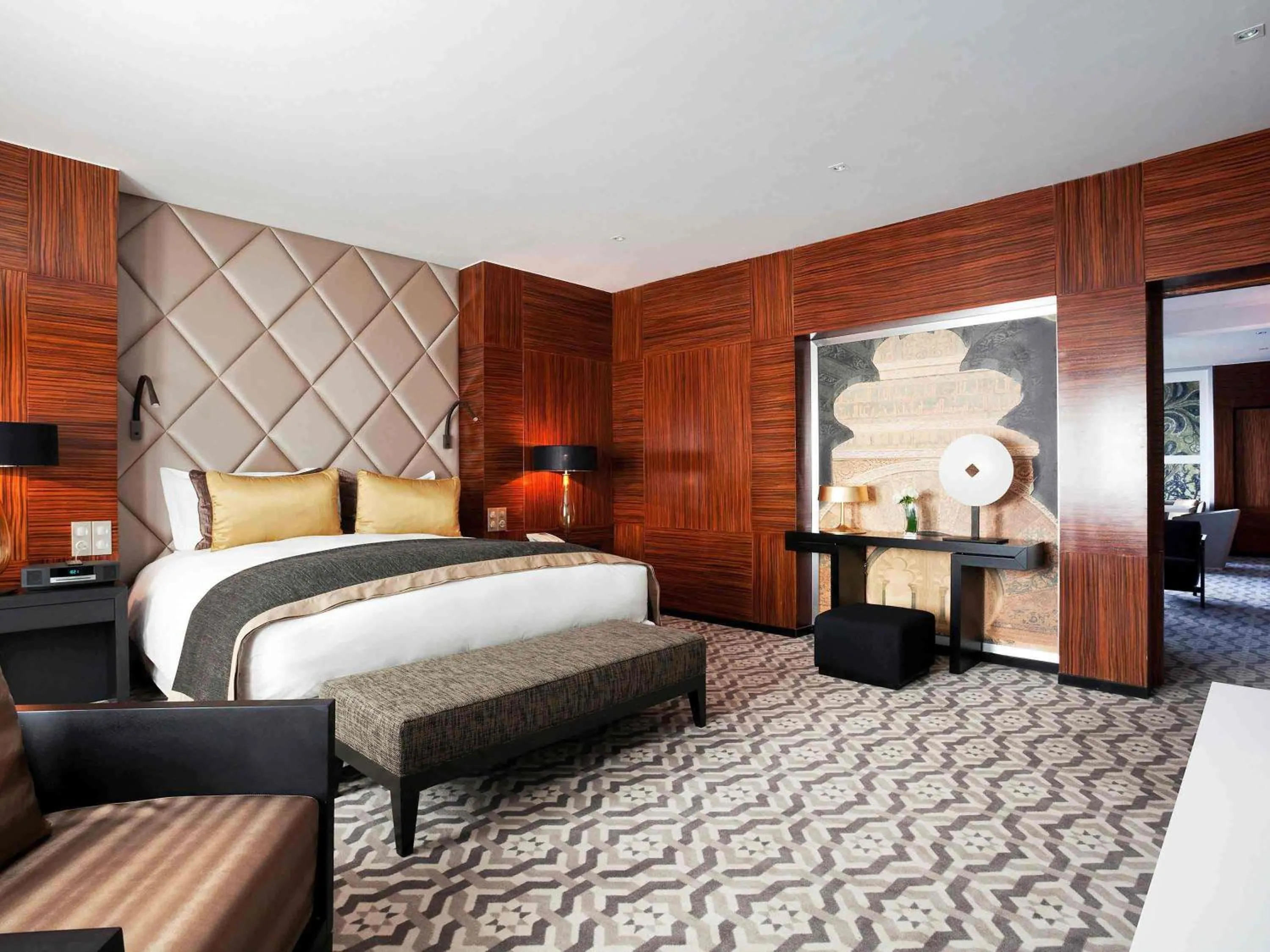 Bedroom, Bed in Sofitel Rabat Jardin Des Roses