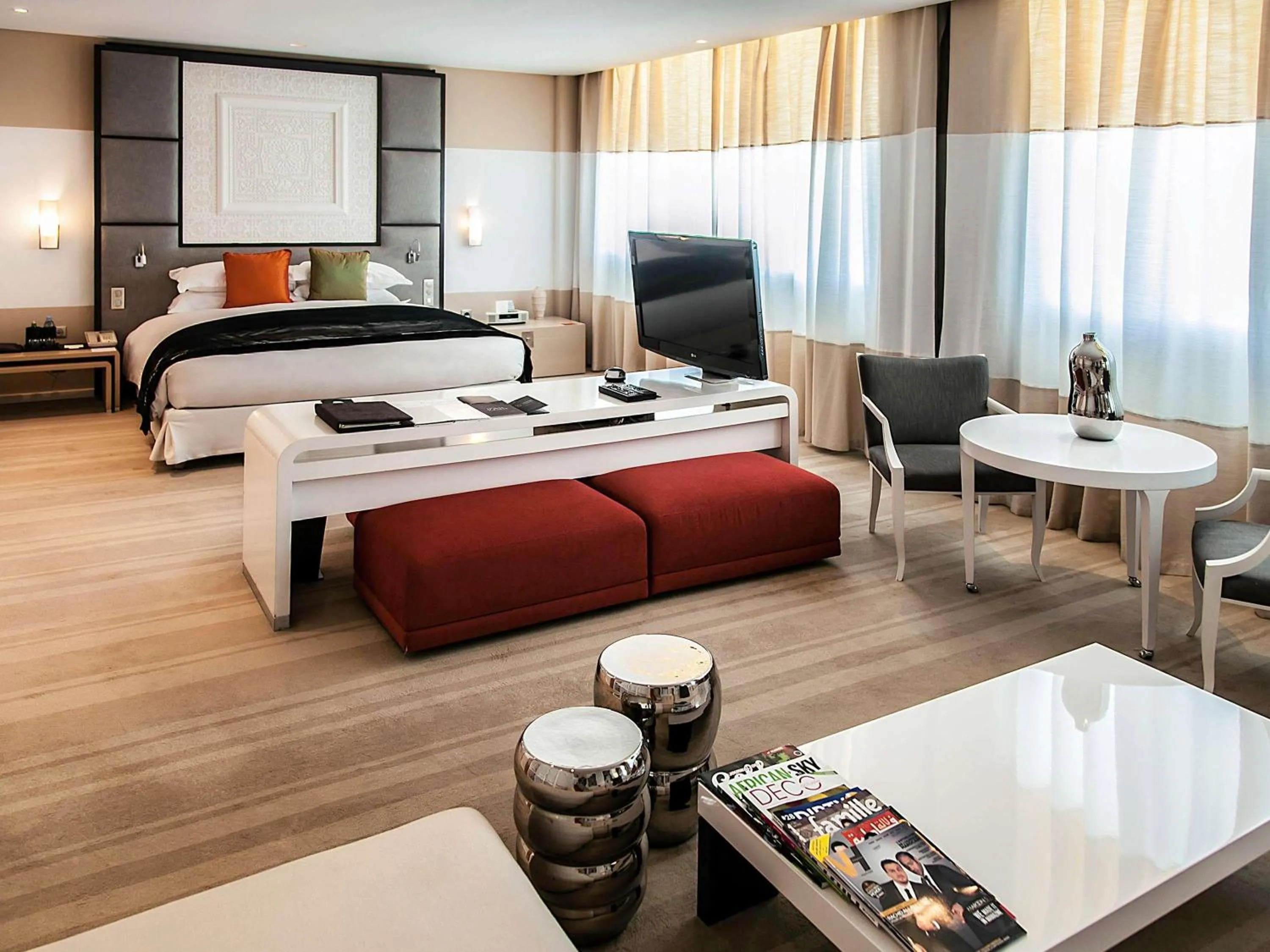 Bedroom, Bed in Sofitel Rabat Jardin Des Roses