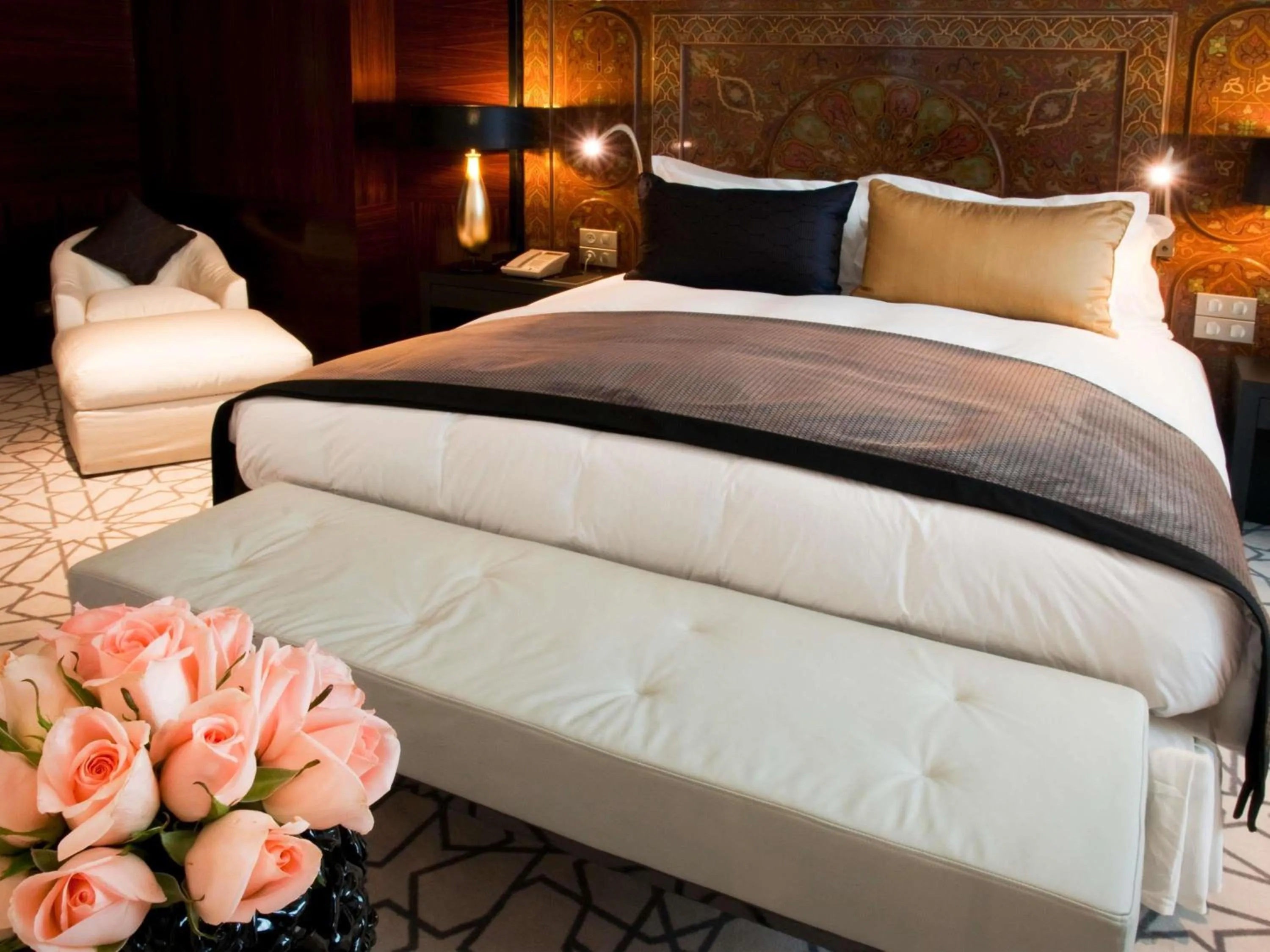 Bedroom, Bed in Sofitel Rabat Jardin Des Roses