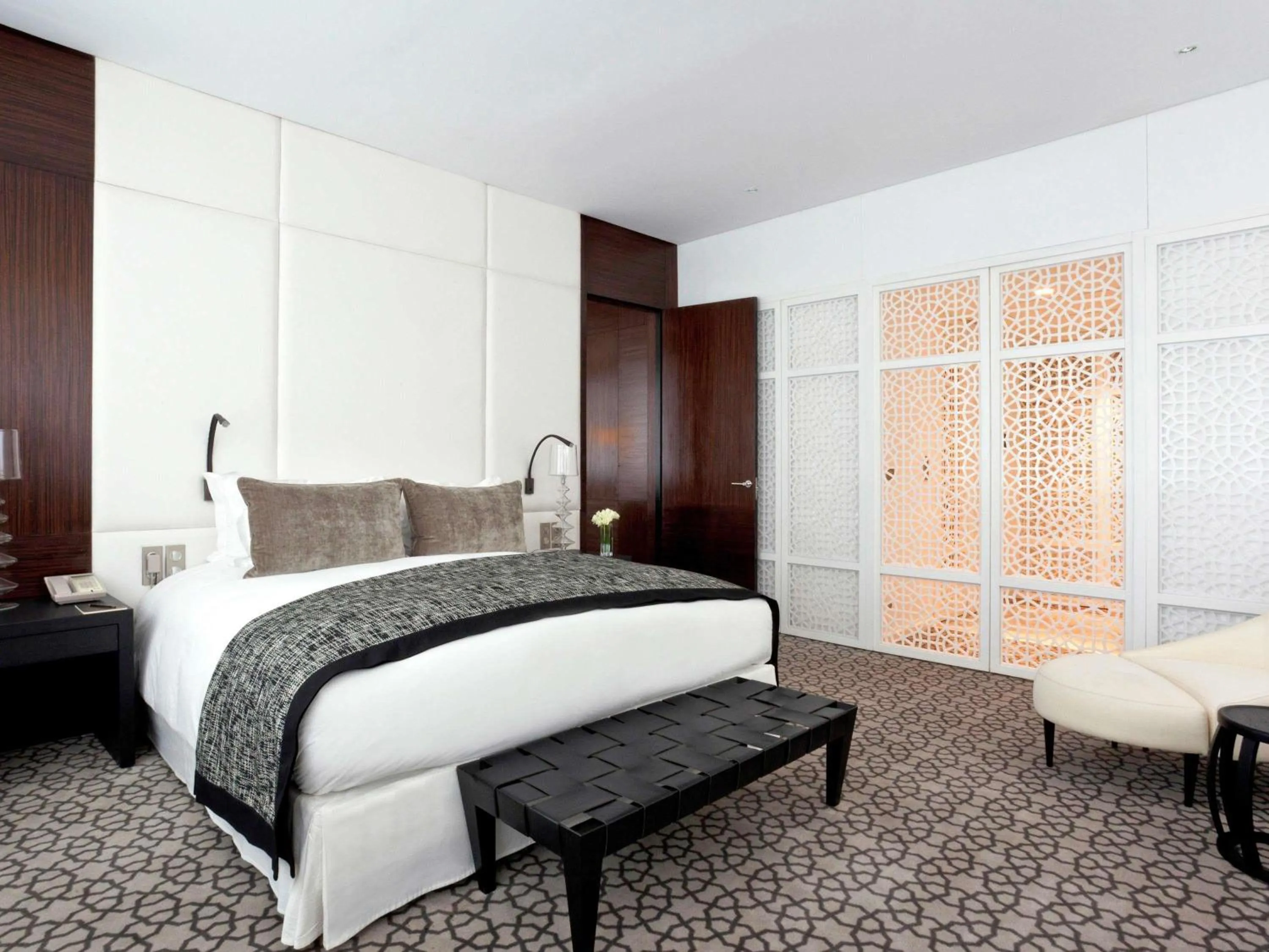 Bedroom, Bed in Sofitel Rabat Jardin Des Roses