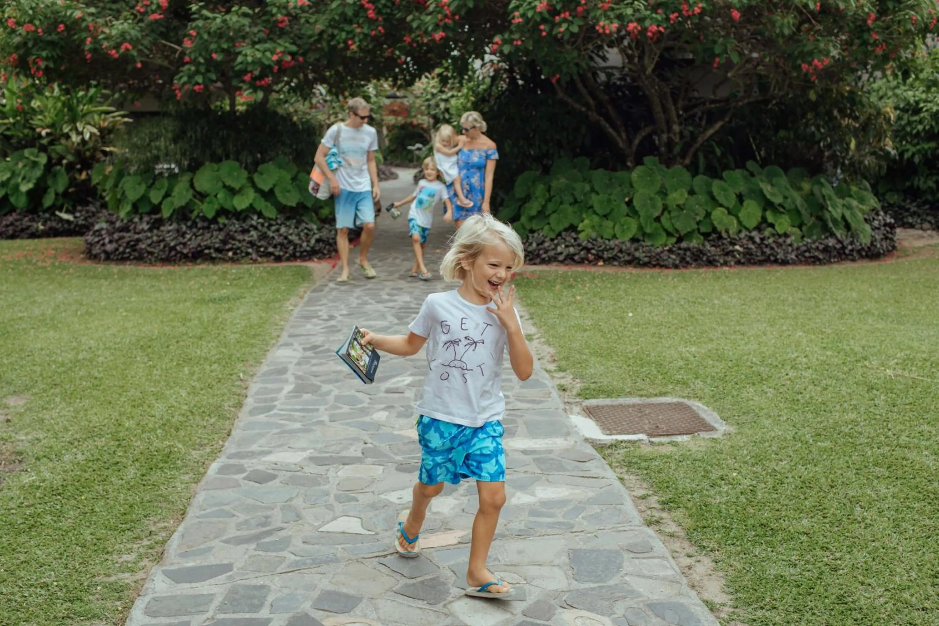Garden in Pacific Resort Rarotonga