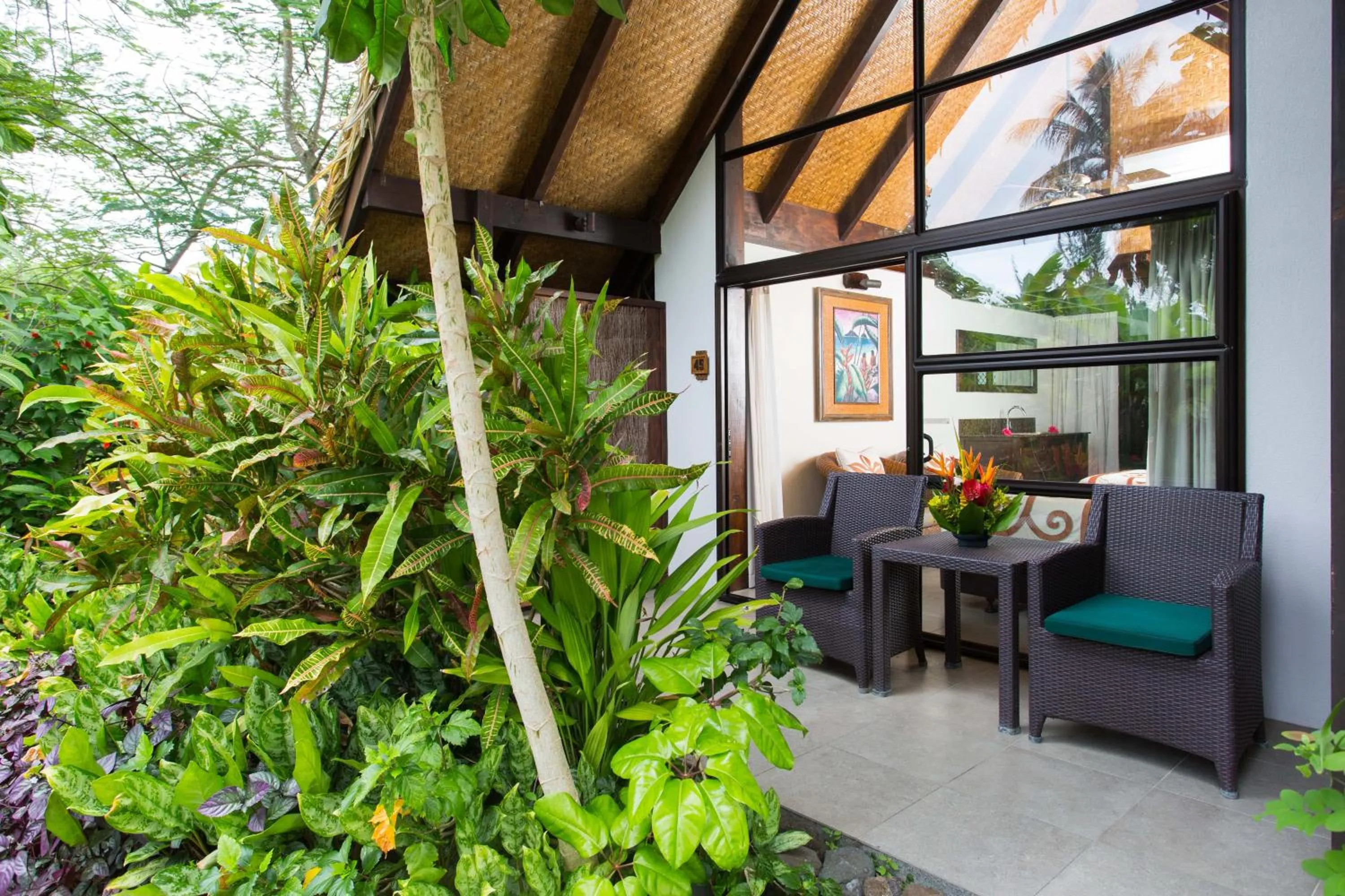 Patio in Pacific Resort Rarotonga