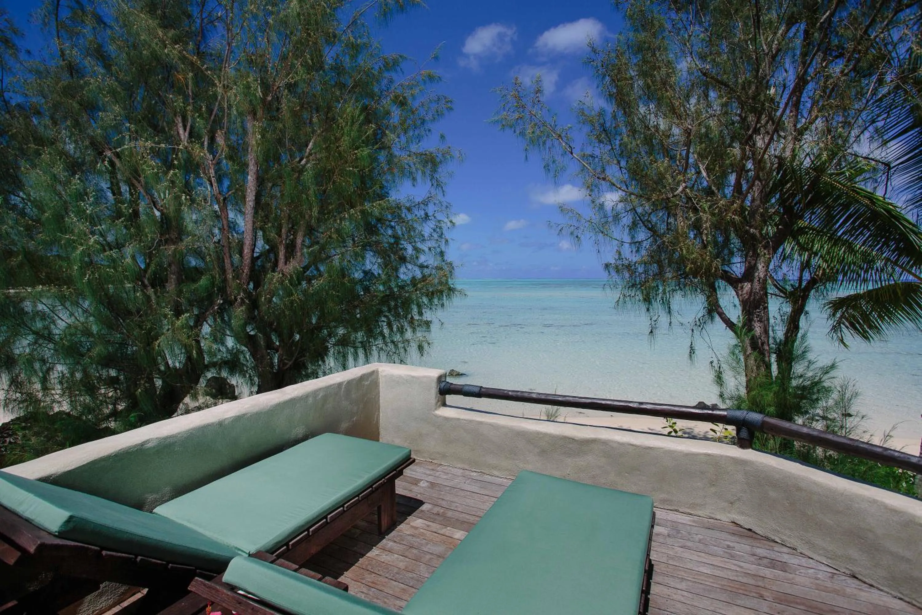Balcony/Terrace in Pacific Resort Aitutaki - Adults Only
