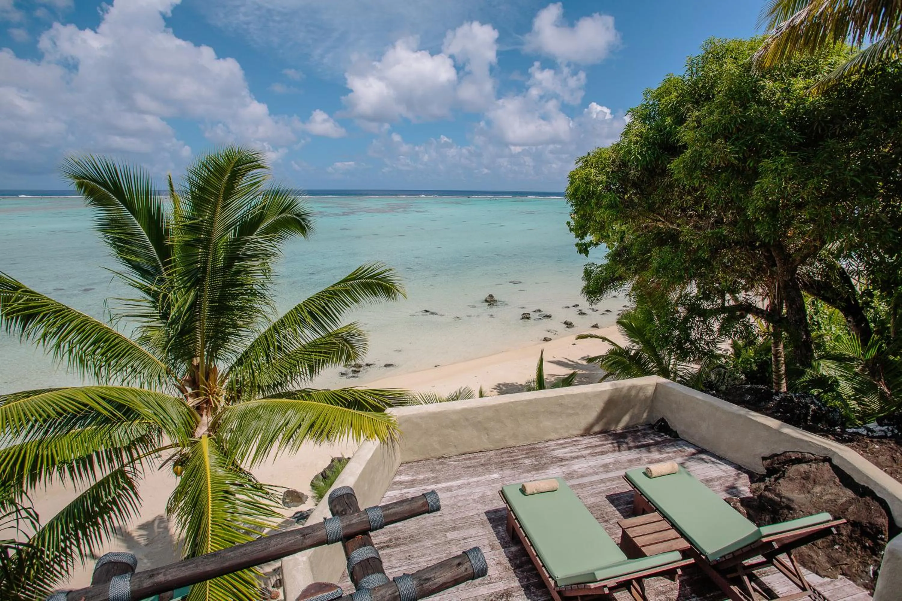 Balcony/Terrace in Pacific Resort Aitutaki - Adults Only