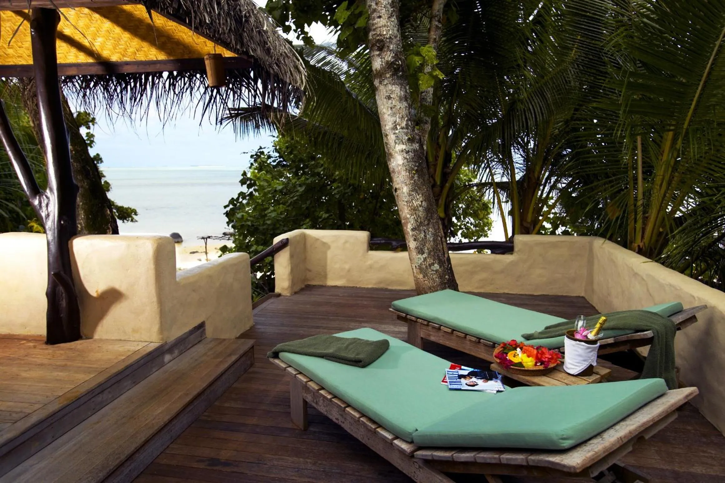 Balcony/Terrace in Pacific Resort Aitutaki - Adults Only