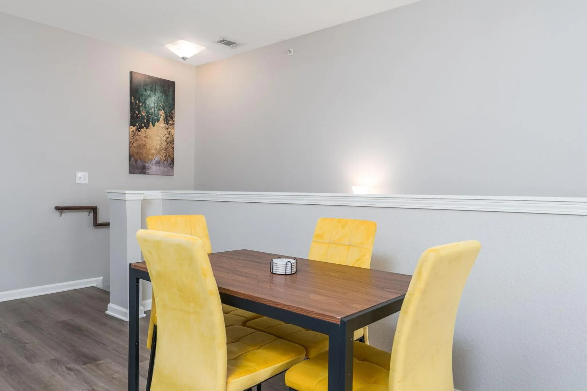 Dining area in Charming 1-BD Retreat Tranquil Zionsville