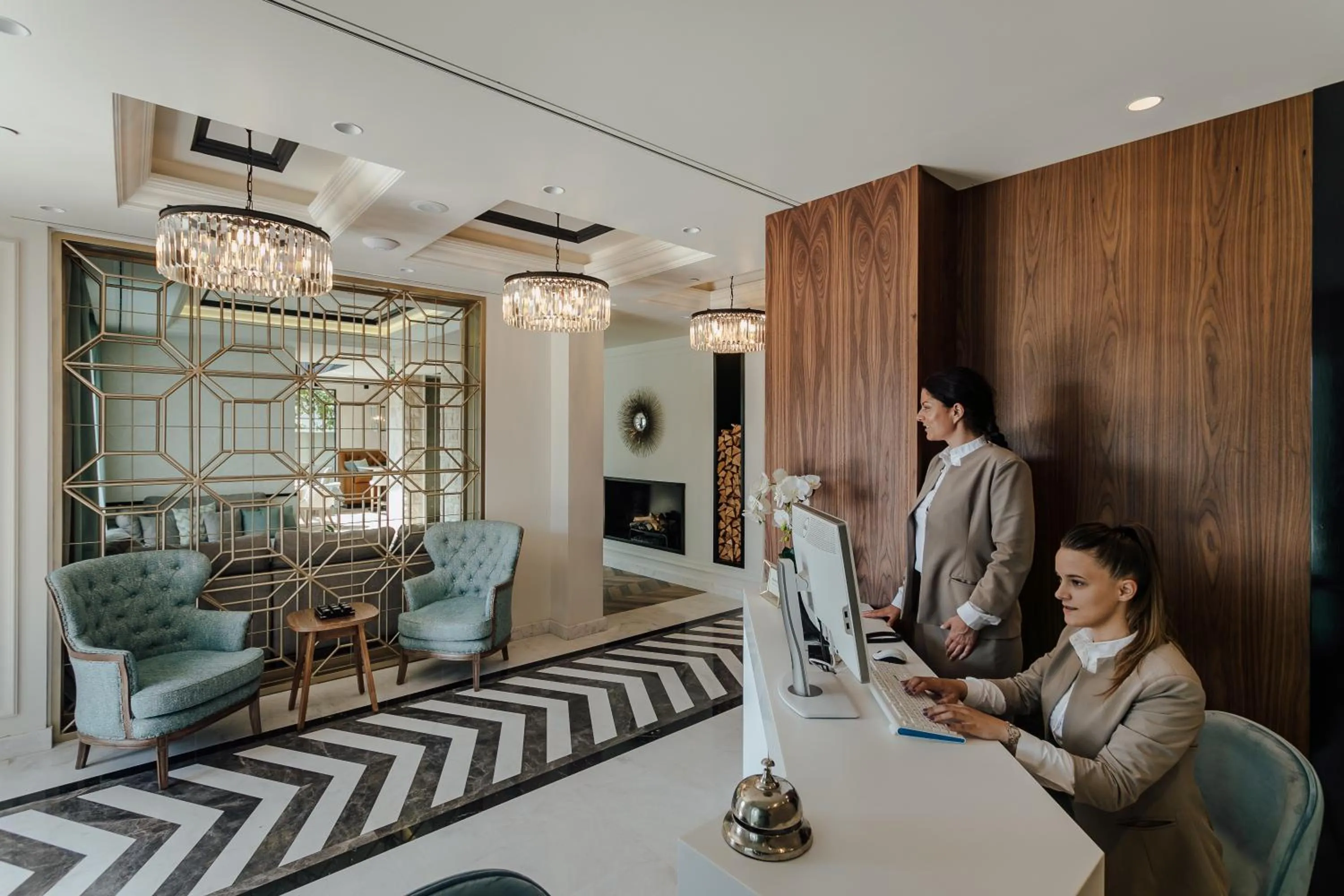 Lobby or reception in Boutique Hotel & Spa Casa del Mare - Mediterraneo