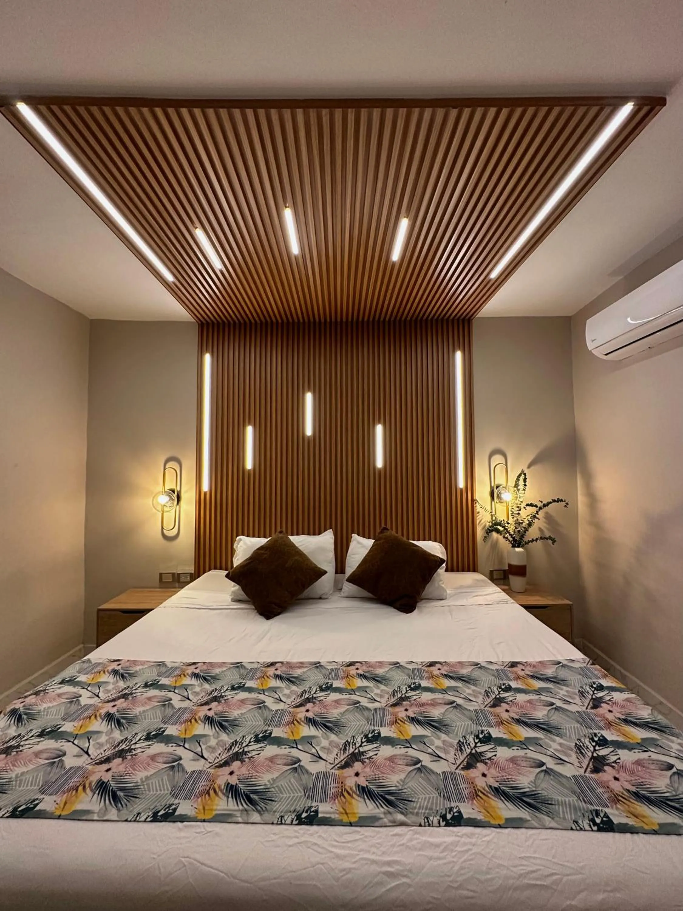 Bed in HOTEL BALI AT POBLADO