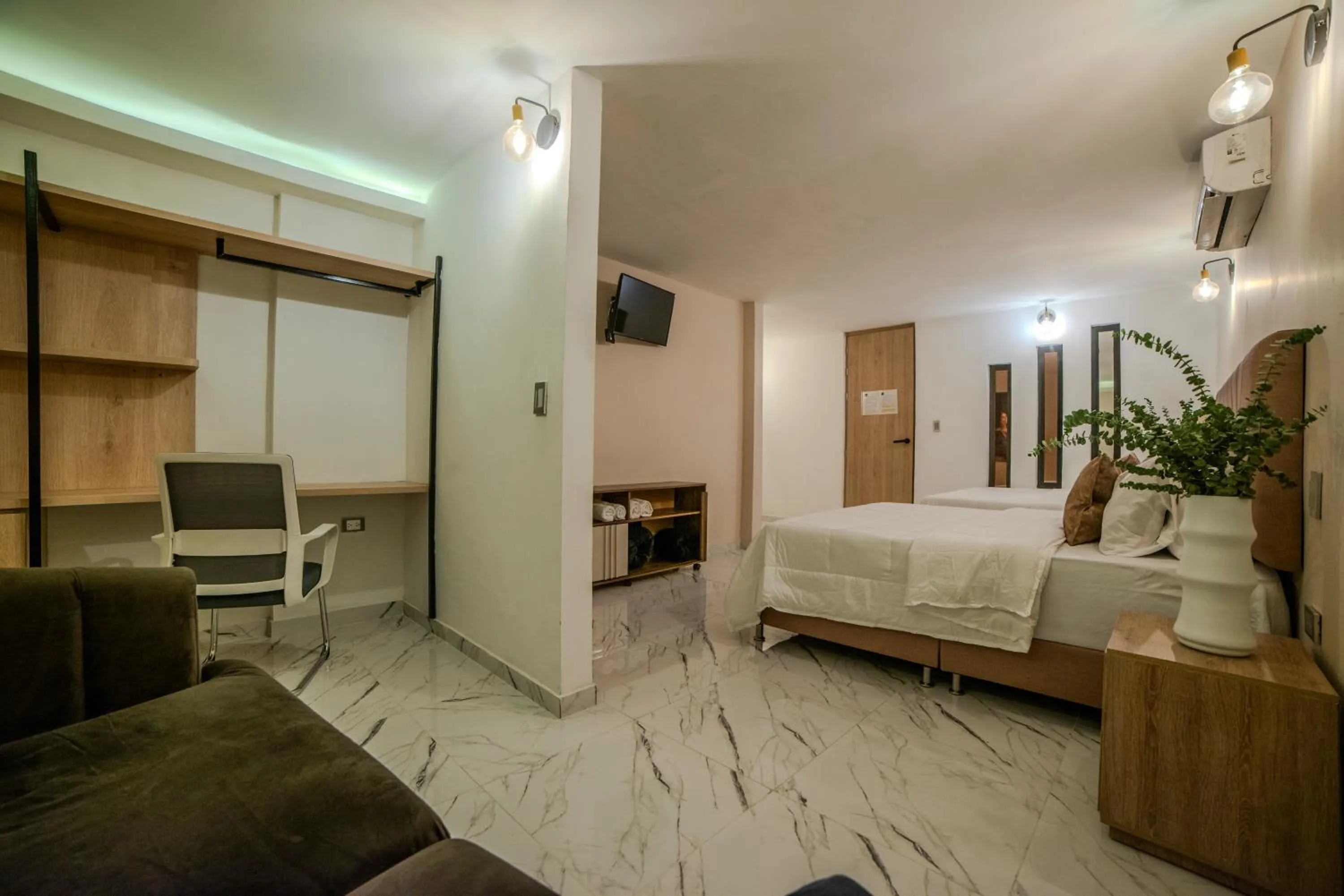 Photo of the whole room, Bed in HOTEL BALI AT POBLADO