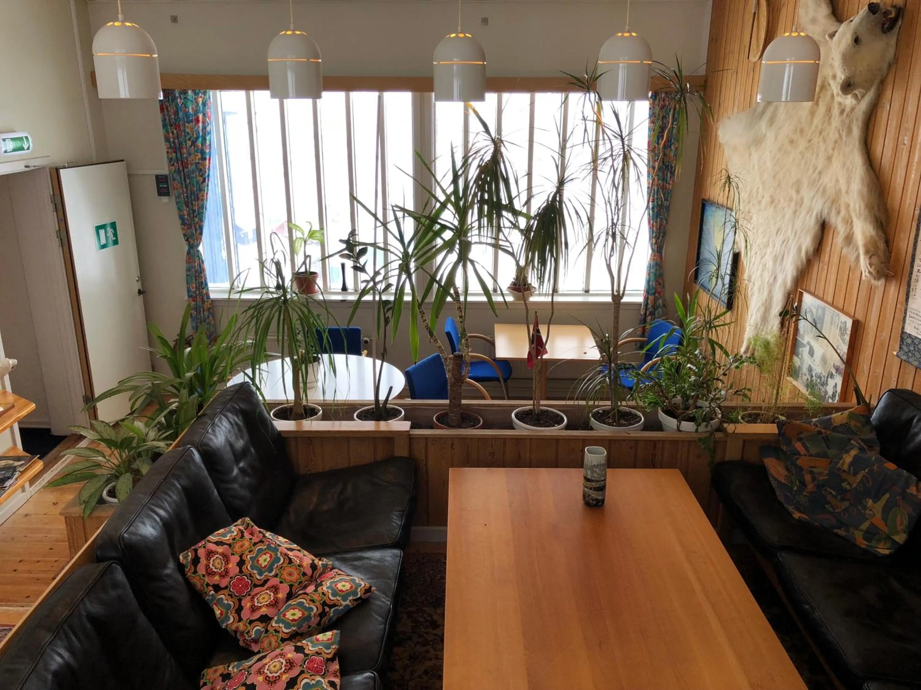 Seating area in Hotel Angmagssalik