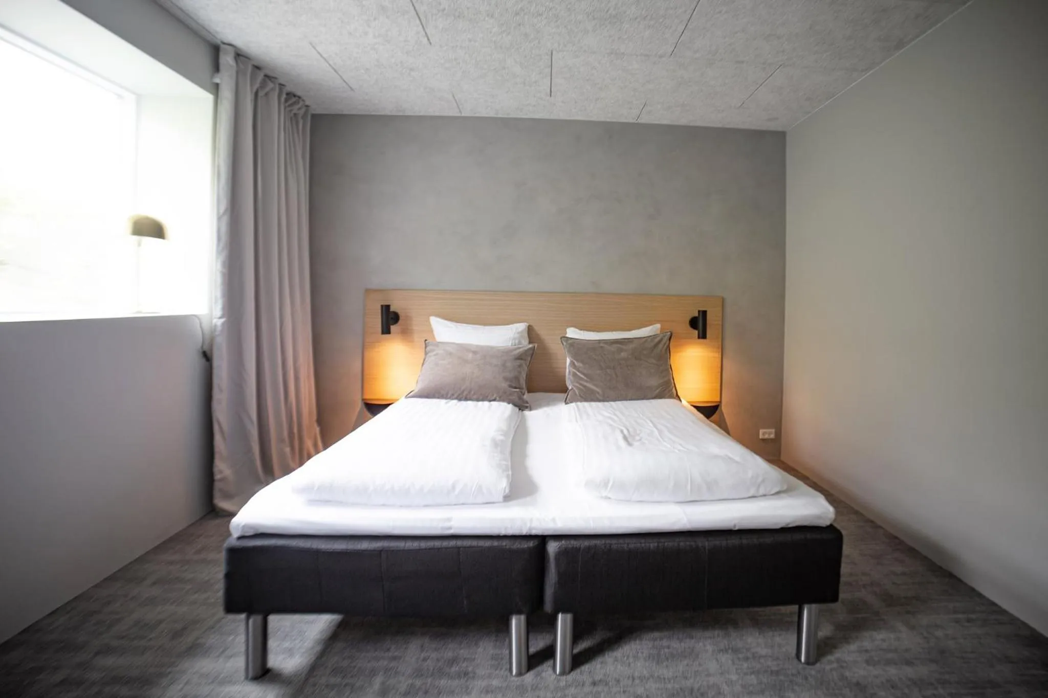 Bedroom, Bed in Hotel Djurhuus