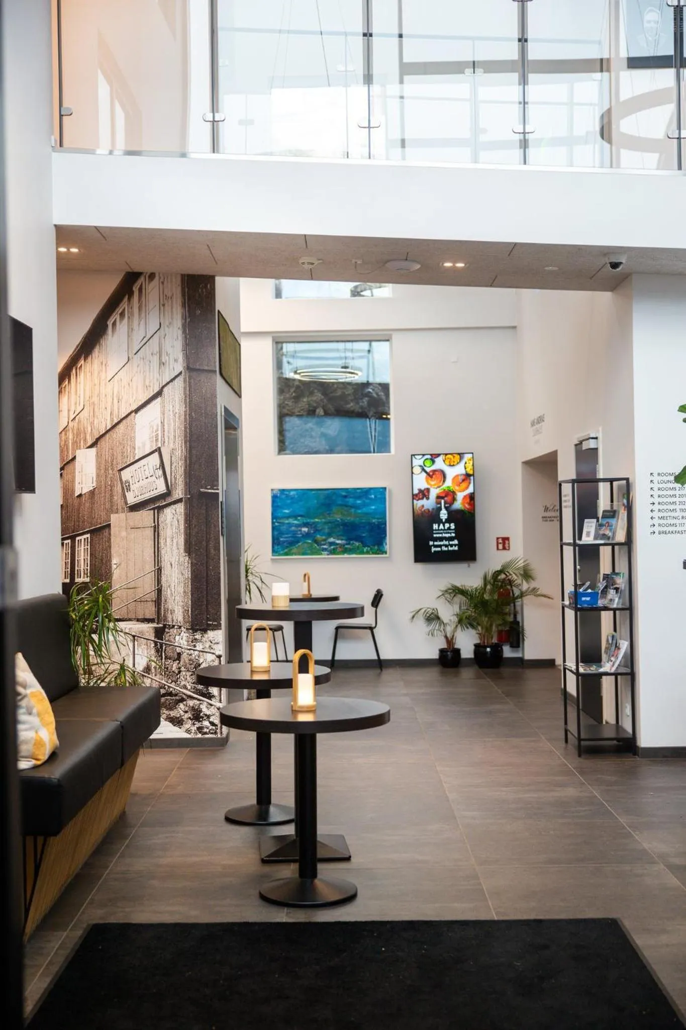 Lobby or reception in Hotel Djurhuus