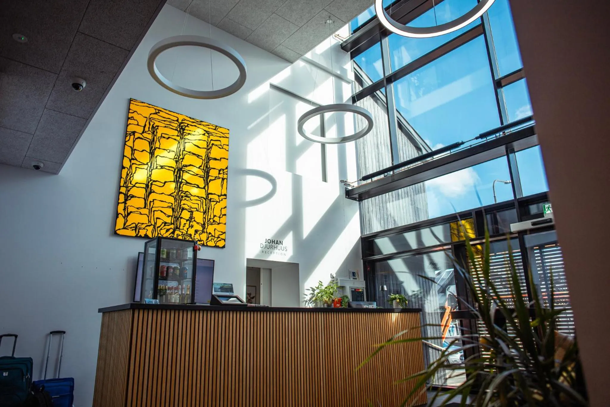 Lobby or reception in Hotel Djurhuus