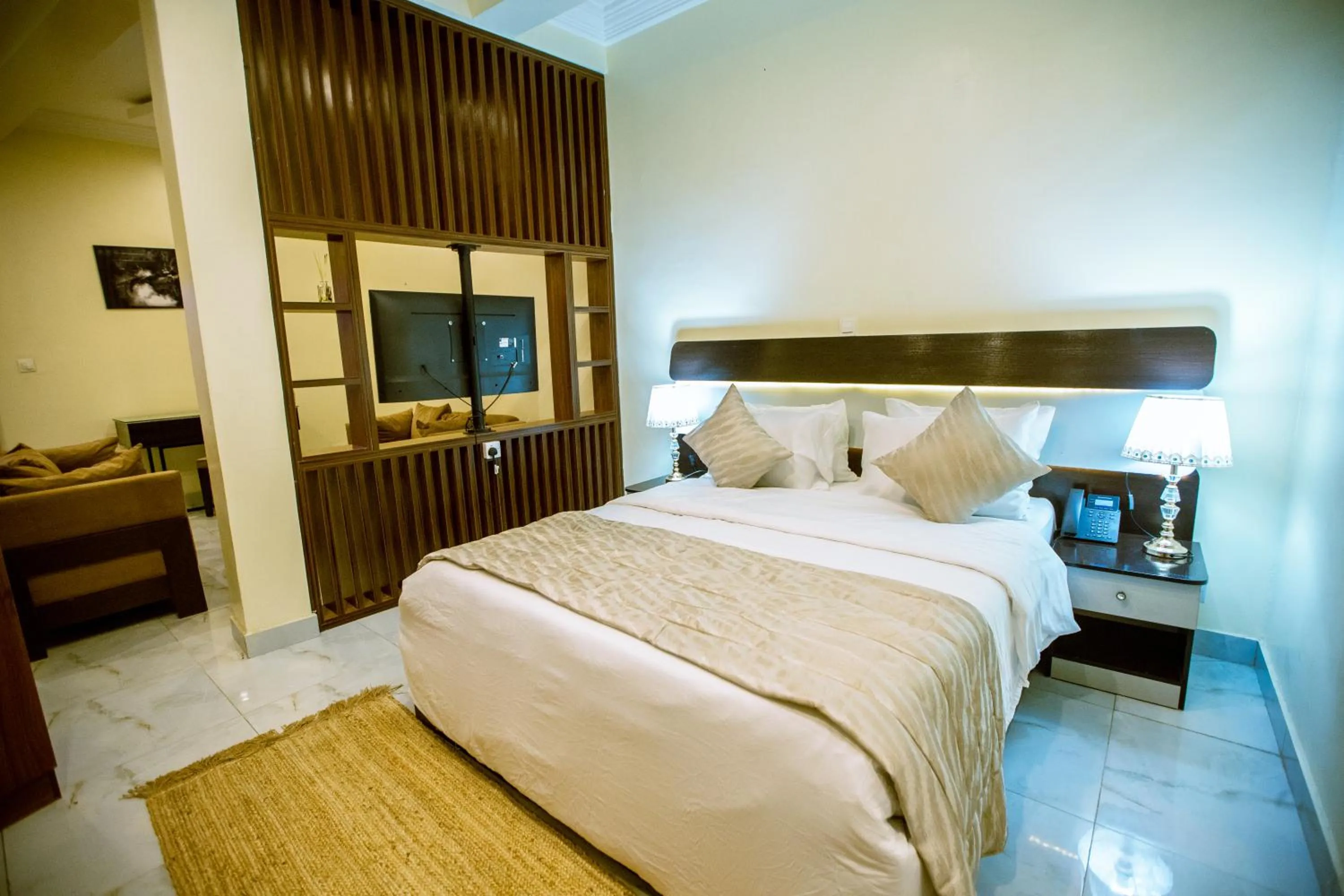 Bed in Providha Hotel & Suites