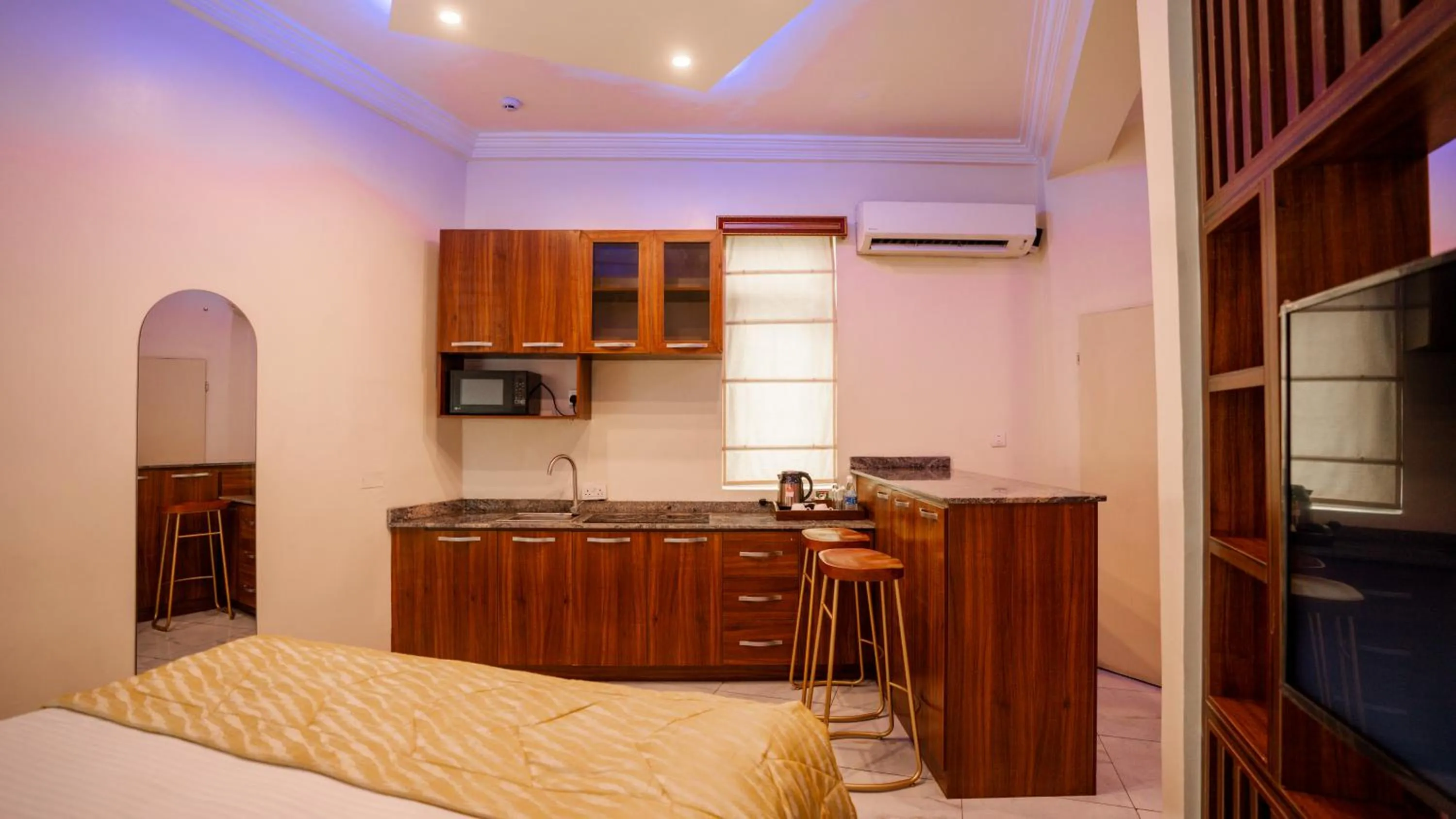 Bed in Providha Hotel & Suites