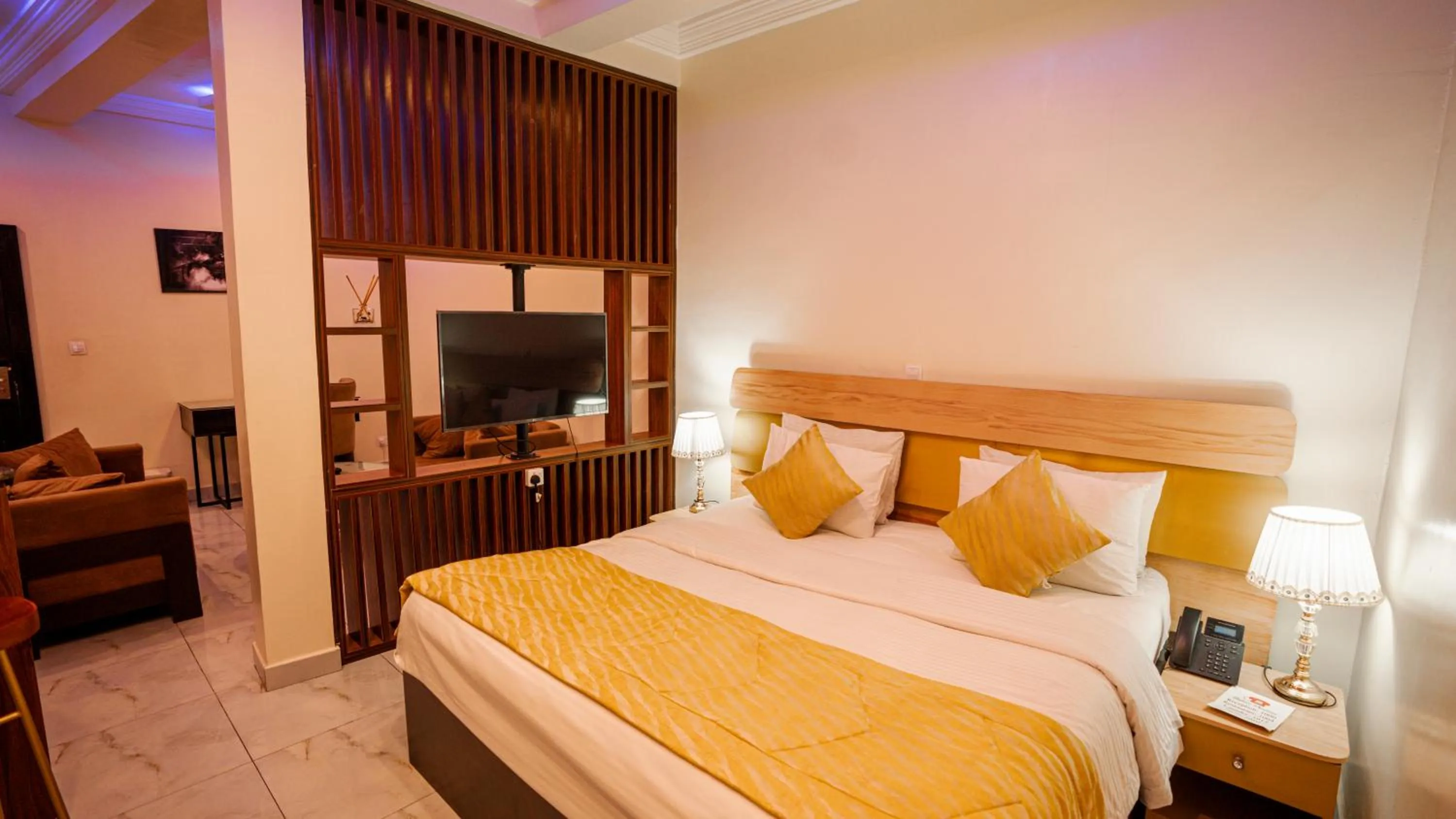 Bed in Providha Hotel & Suites