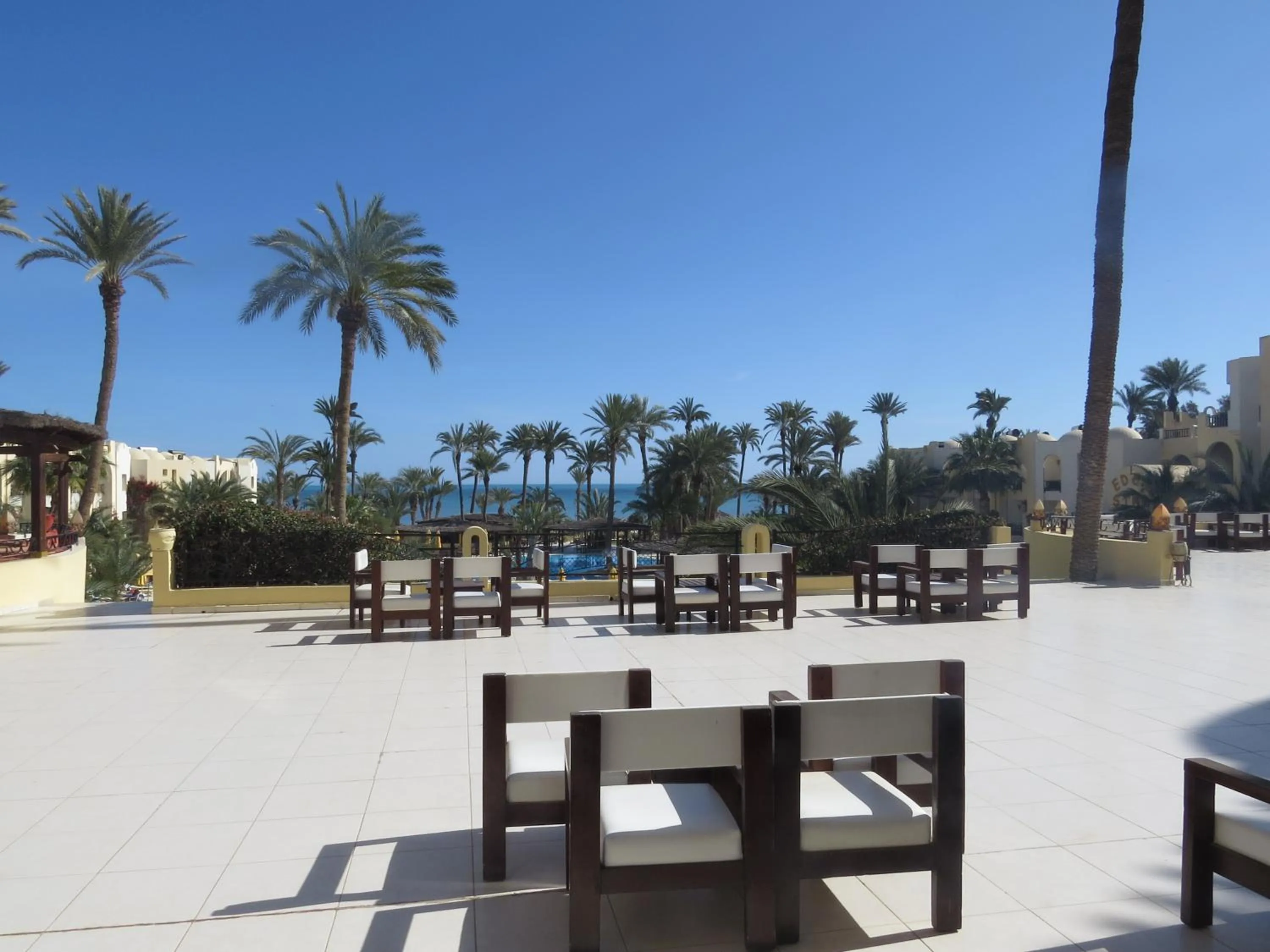 Seating area in Eden Star Resort