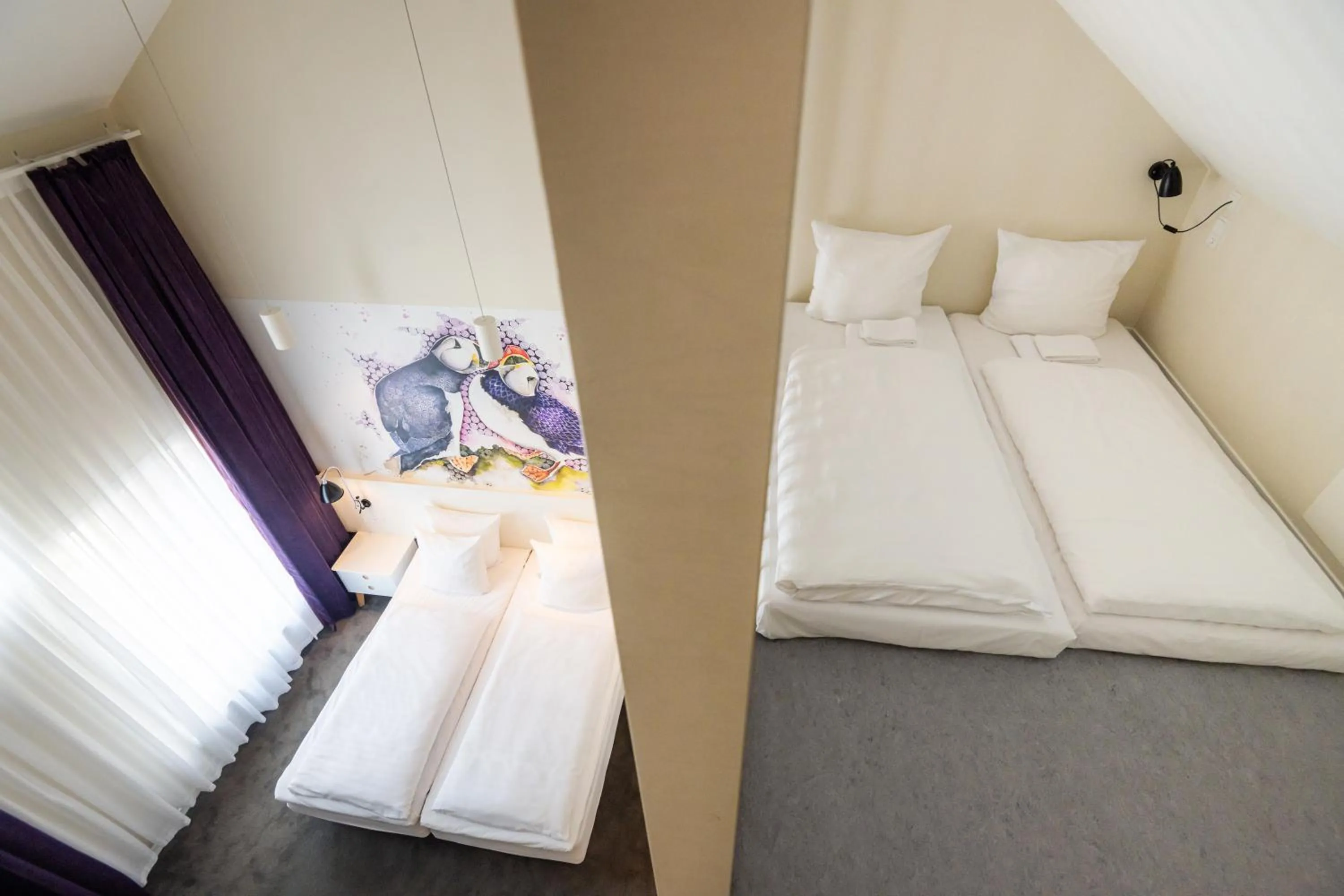 Bedroom, Bed in Hotel Hafnia