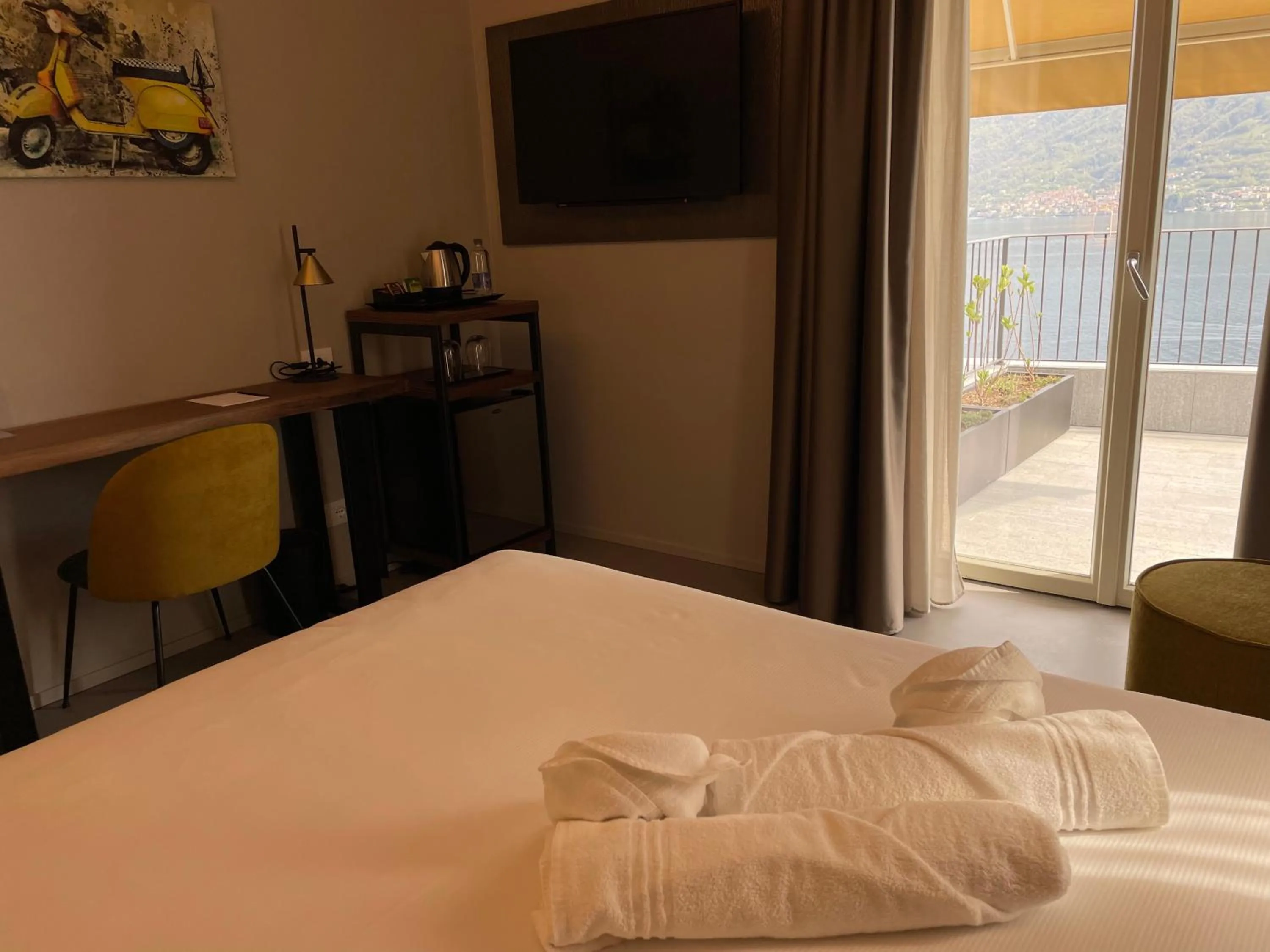 View (from property/room), Bed in Villa Clementina Boutique Hotel